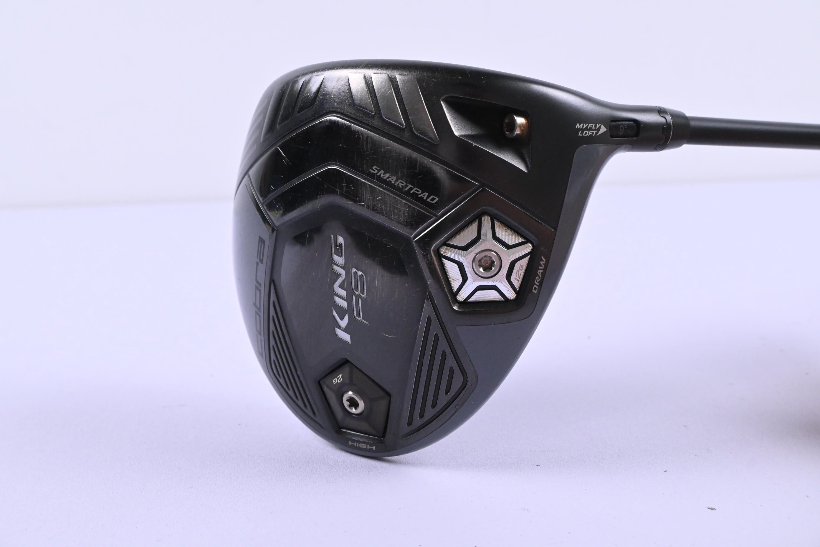 Cobra King F8 Driver / 9-12 Degree / Stiff Flex Aldila NV 65 Shaft