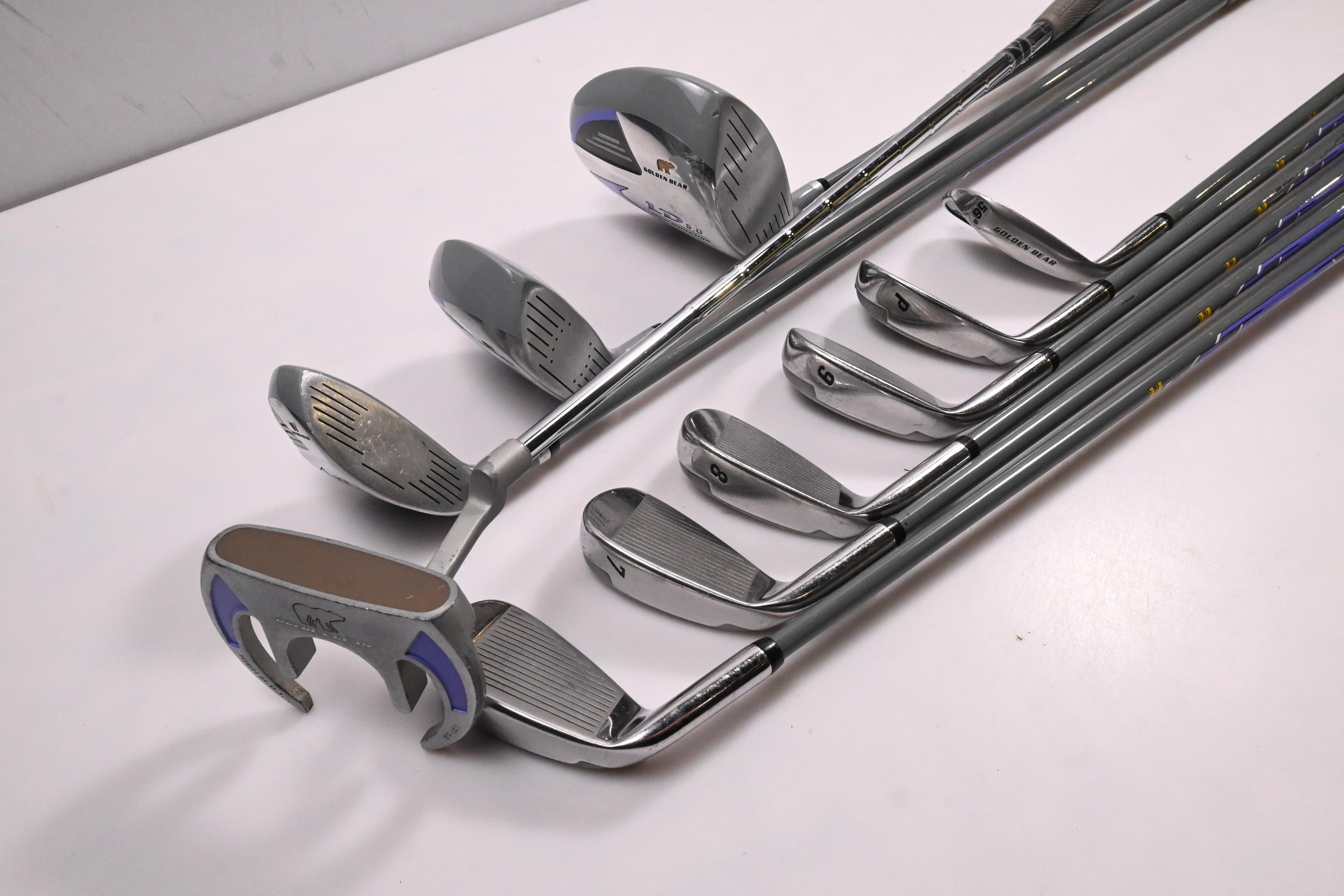 Ladies Nicklaus Golden Bear Package Set / Woods, Irons, Putter, Bag