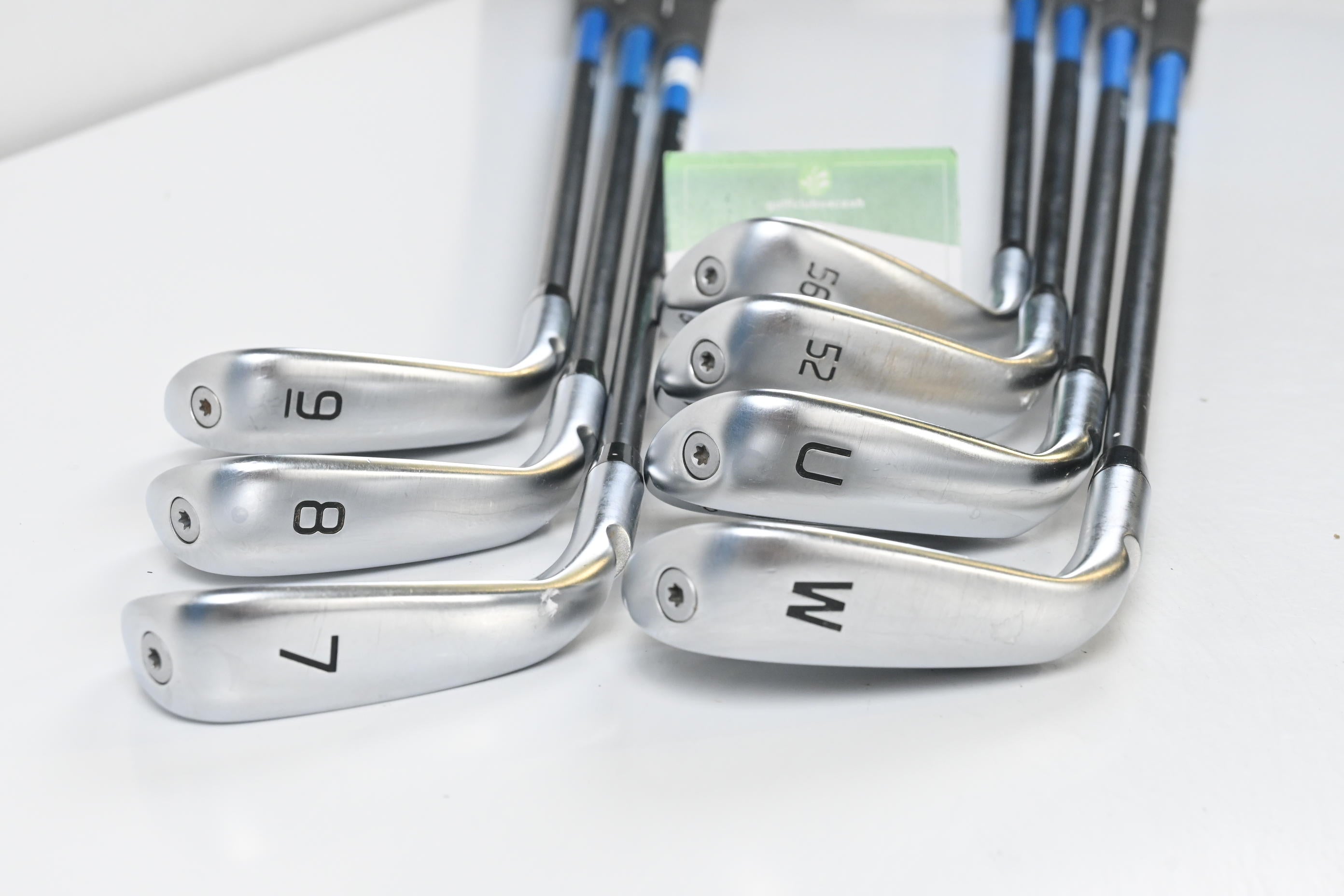 Ping G440 Irons / 7-PW+UW+GW+SW / Orange Dot / Stiff Flex Ping Alta CB Blue AWT