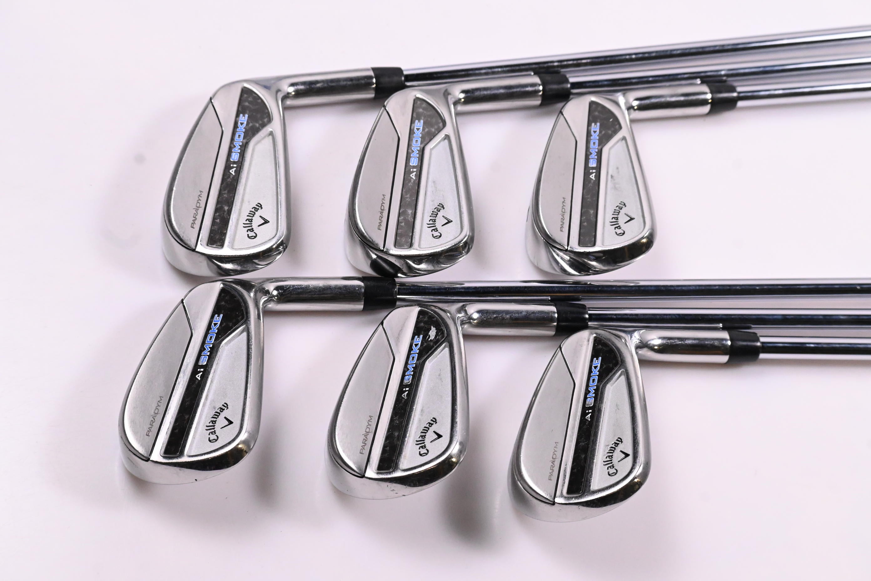 Callaway Paradym Ai Smoke Irons / 5-PW / Regular Flex Elevate MPH 95 Shafts
