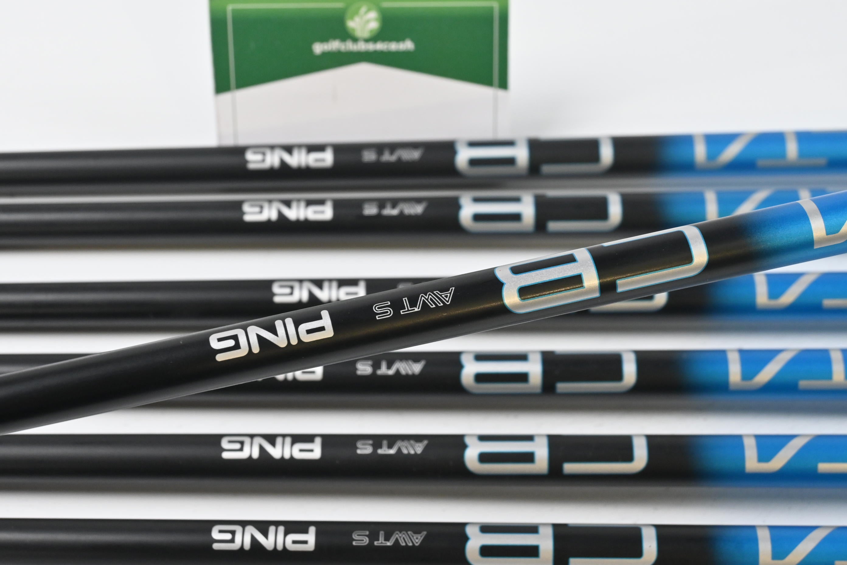 Ping G440 Irons / 7-PW+UW+GW+SW / Orange Dot / Stiff Flex Ping Alta CB Blue AWT
