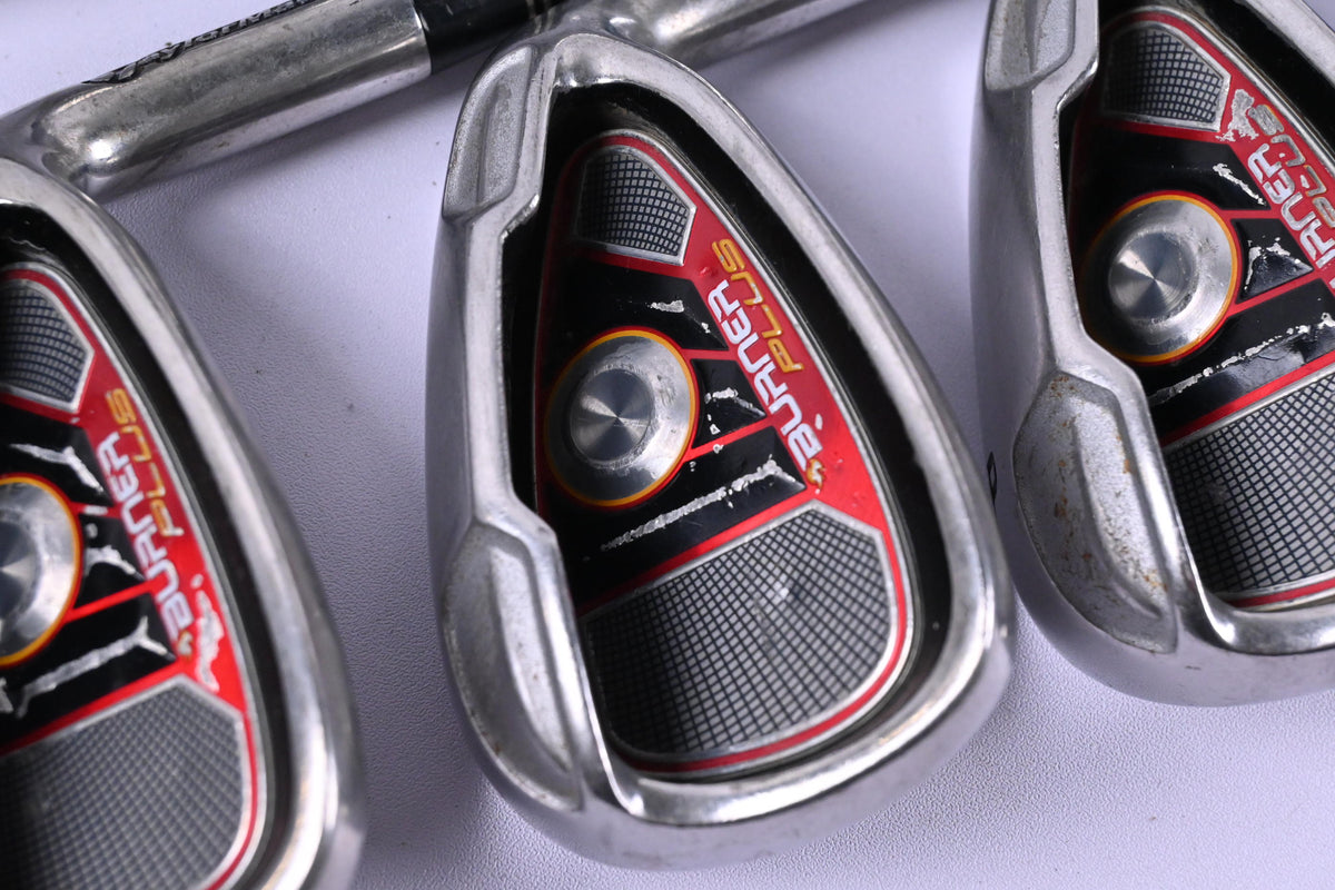 Taylormade Burner Plus Irons / 4-PW+SW / Regular Flex Burner 85 Shafts
