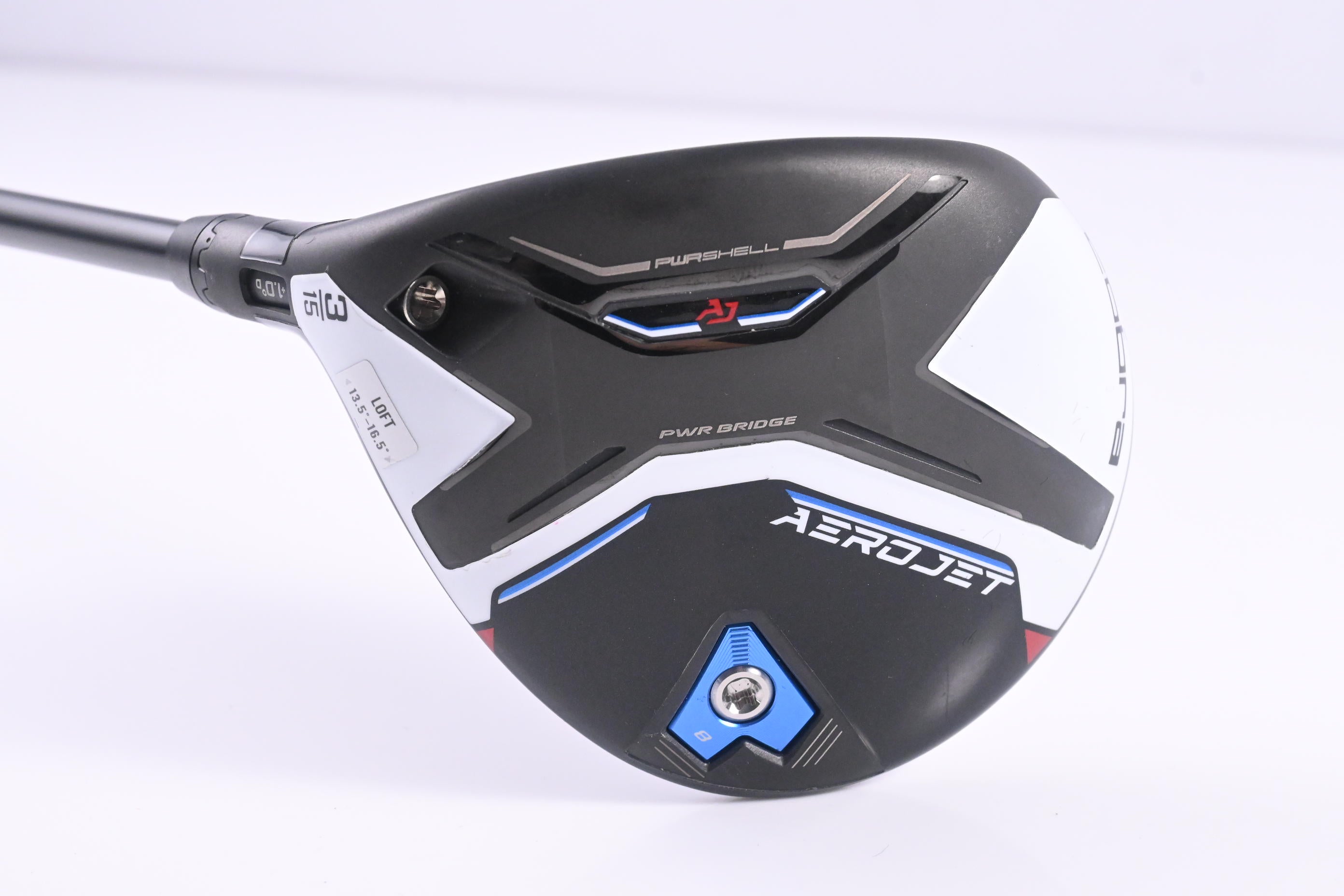 Left Hand Cobra Aerojet #3 Wood / 15 Degree / Stiff Flex Helium Black 5 Shaft