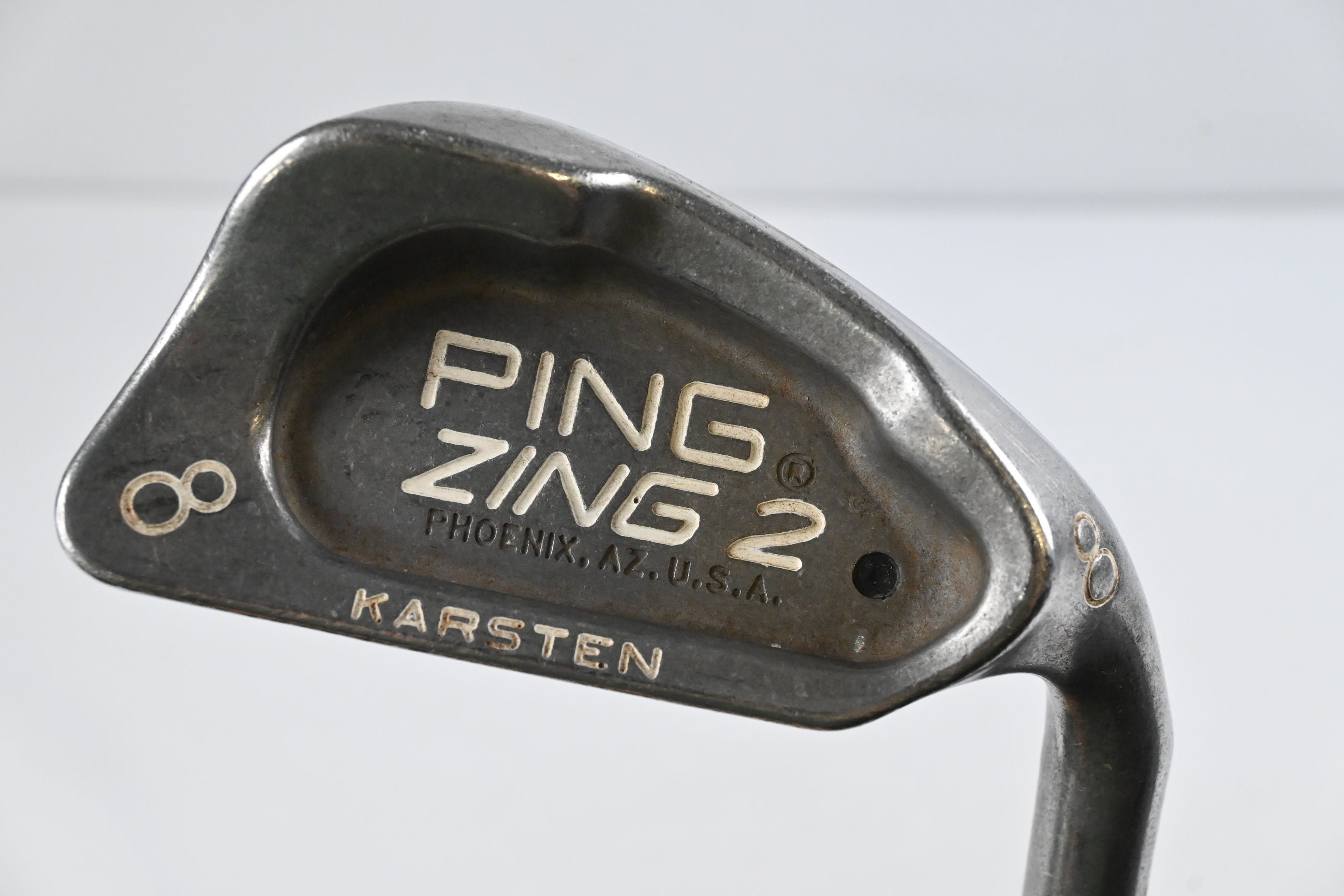 Ping Zing 2 #8 Iron / Black Dot / Stiff Flex Ping Karsten JZ Shaft