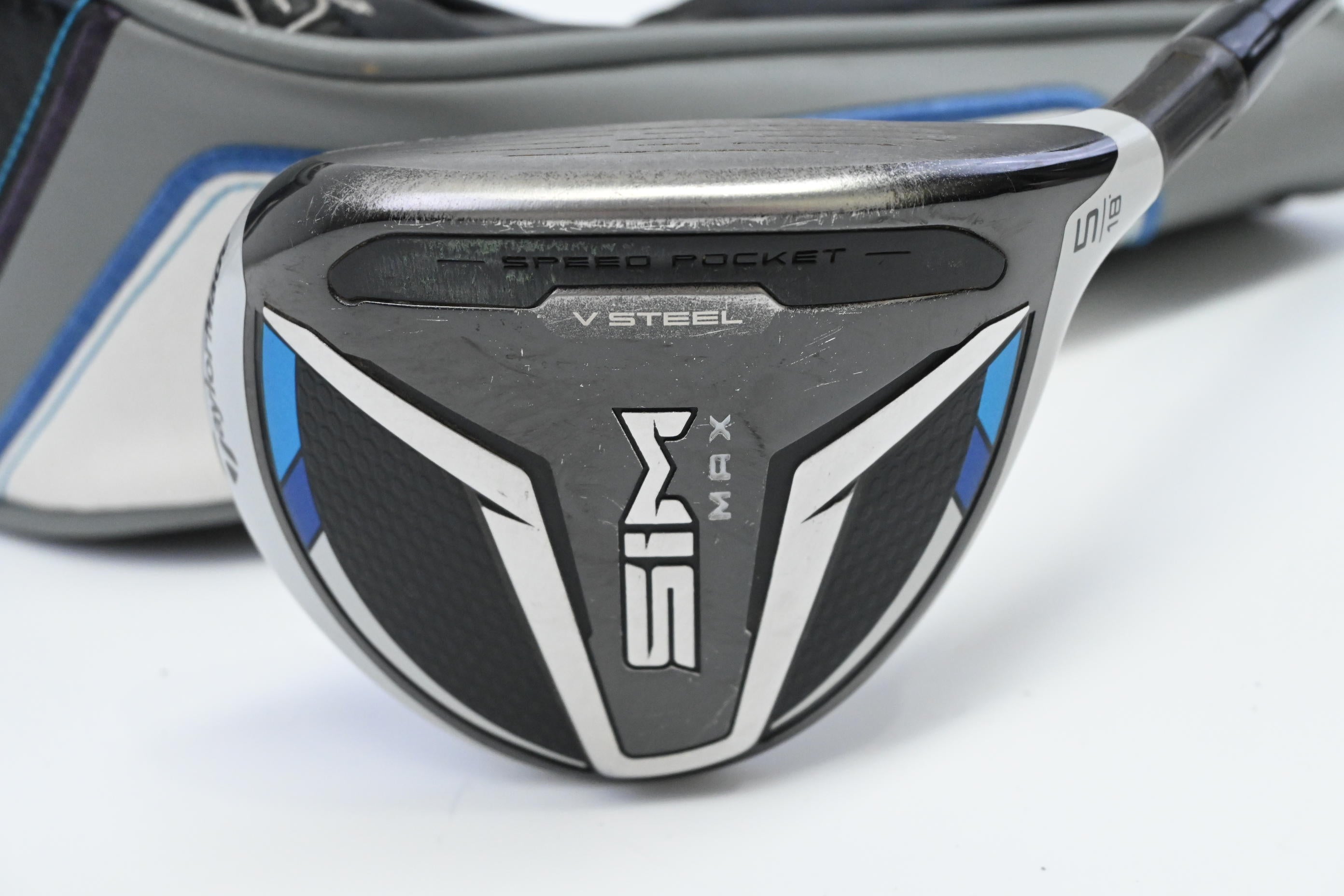 Taylormade SIM Max #5 Wood / 18 Degree / TX-Flex Tensei AV Raw Blue 85 Shaft