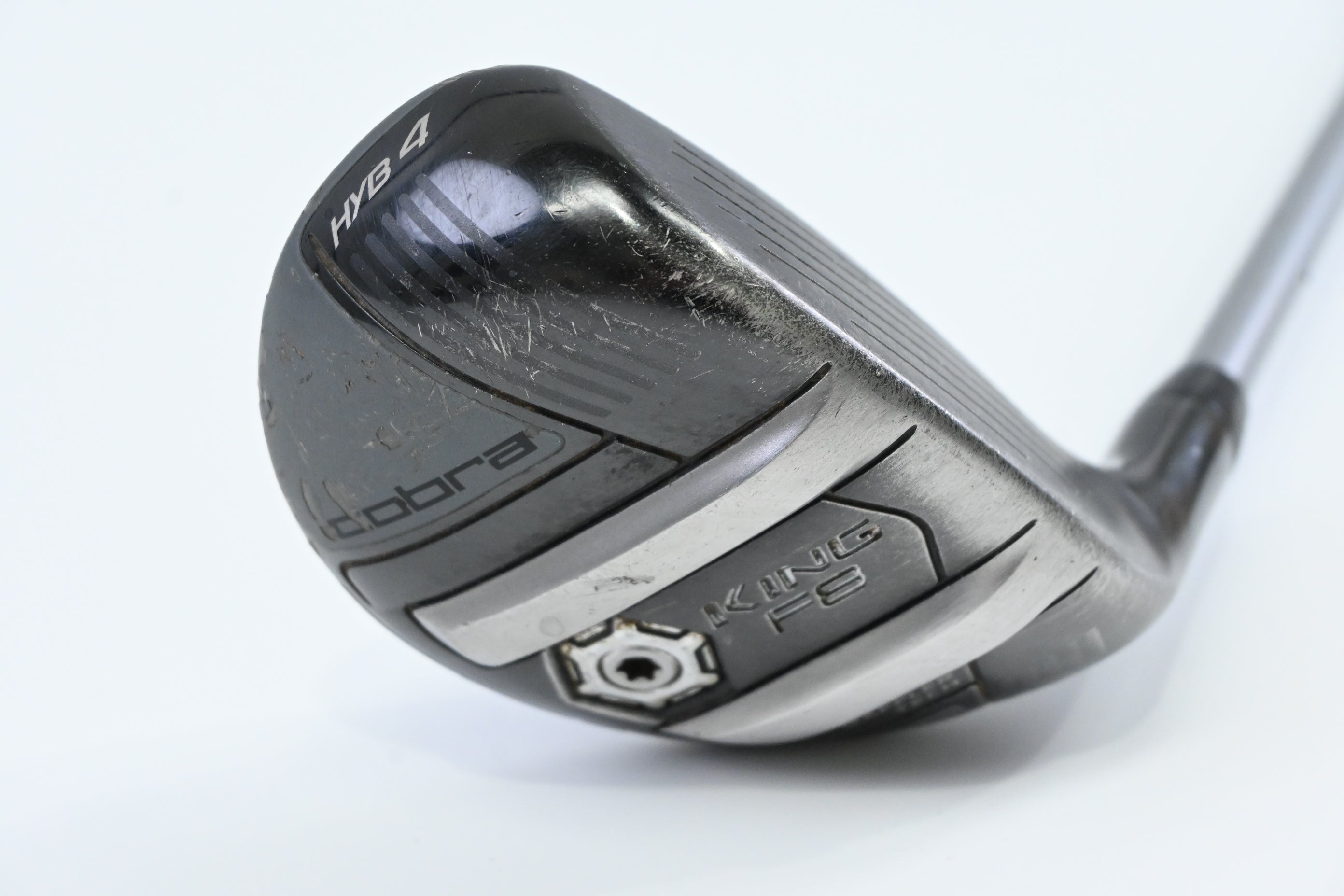 Cobra King F8 #4 Hybrid / 22 Degree / Regular Flex Aldila Rogue 75 Shaft