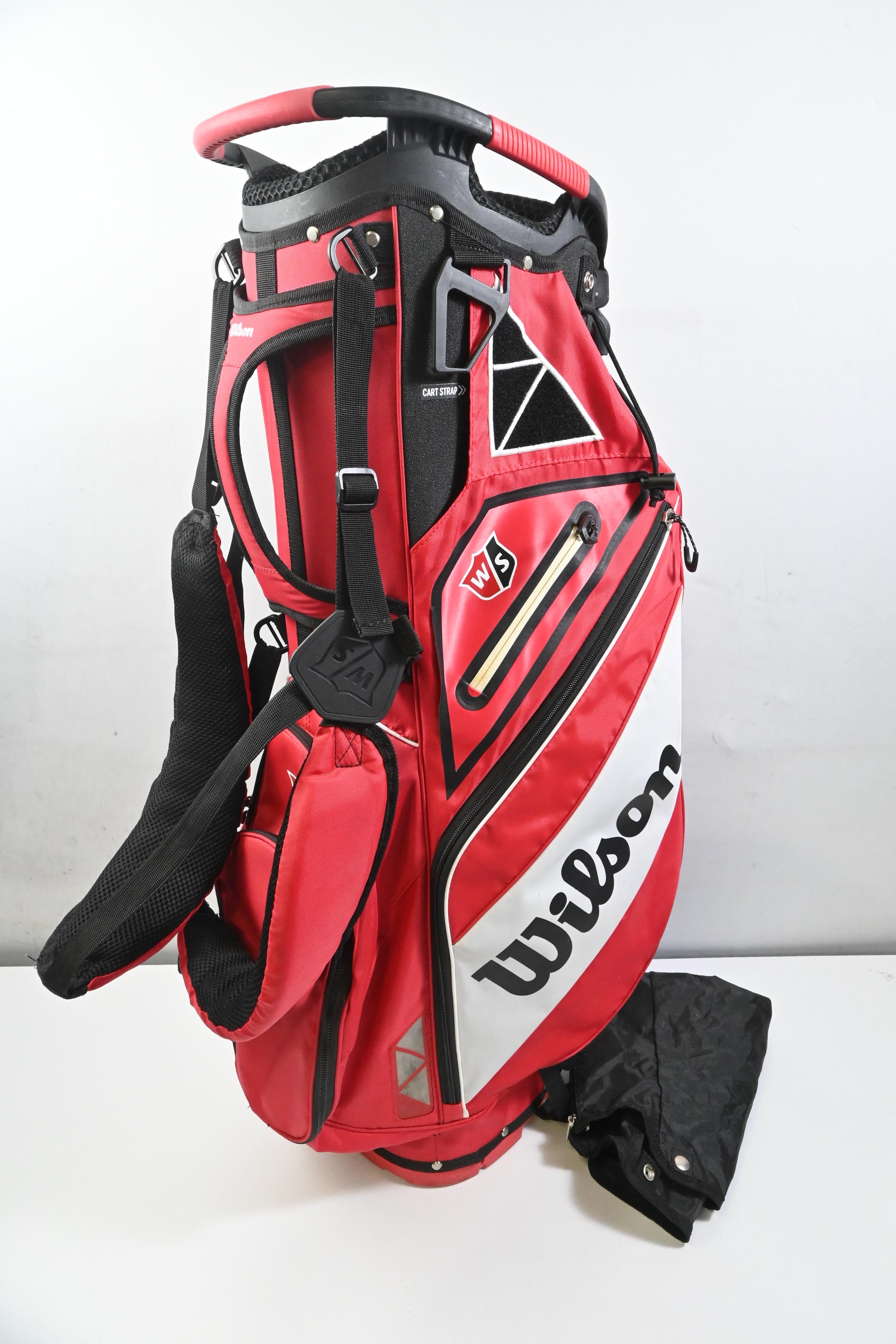 Wilson Stand Bag / 5-Way Divider / Red, White & Black