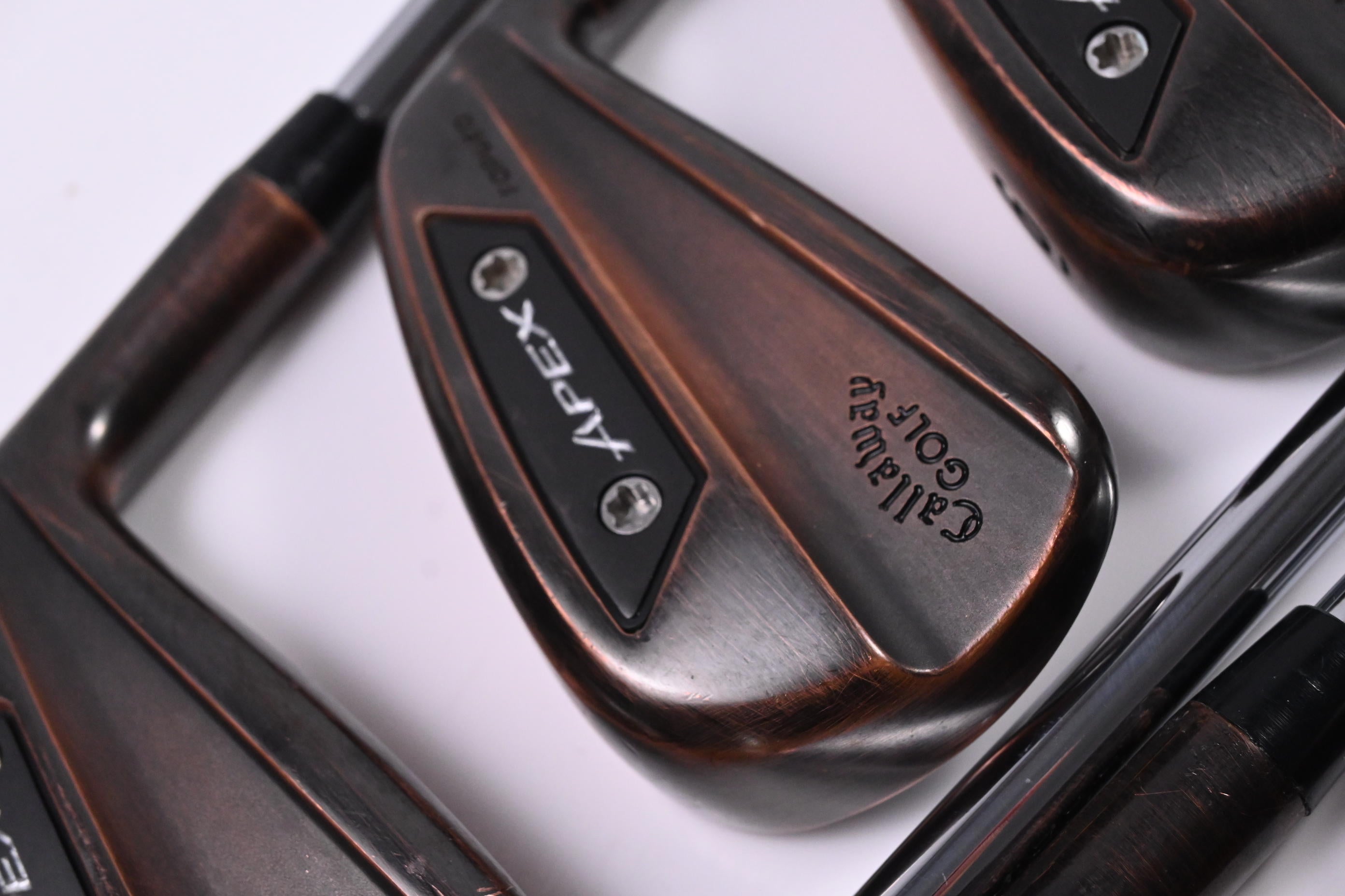 Callaway Apex Ai200 Brushed Copper Irons / 4-PW / Stiff Flex Dynamic Gold Mid