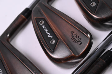 Callaway Apex Ai200 Brushed Copper Irons / 4-PW / Stiff Flex Dynamic Gold Mid