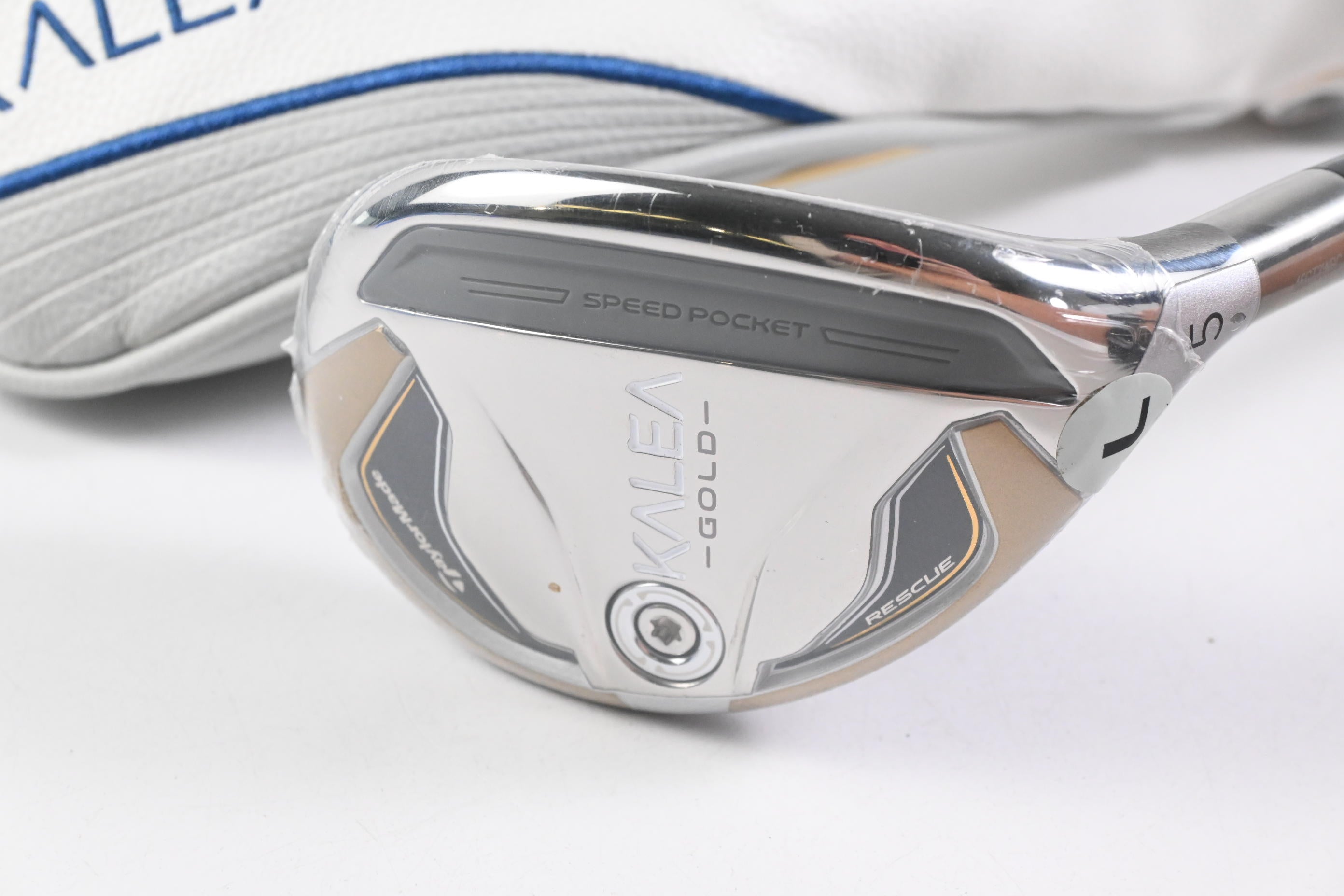 Ladies Taylormade Kalea Gold #5 Hybrid / 27 Degree / Ladies Flex Kalea Gold 40