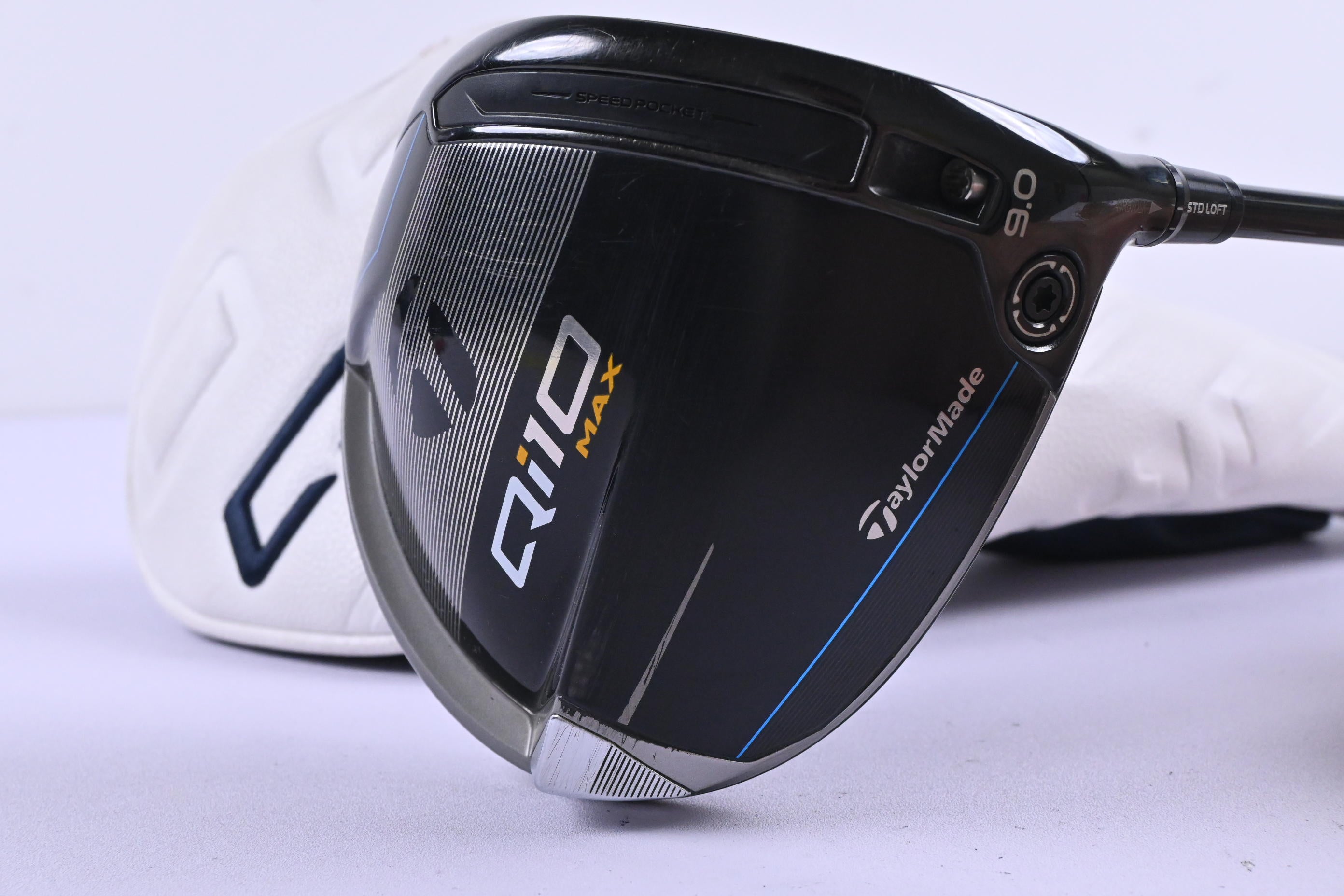 Taylormade Qi10 Max Driver / 9 Degree / Stiff Flex HZRDUS Smoke Black RDX 60