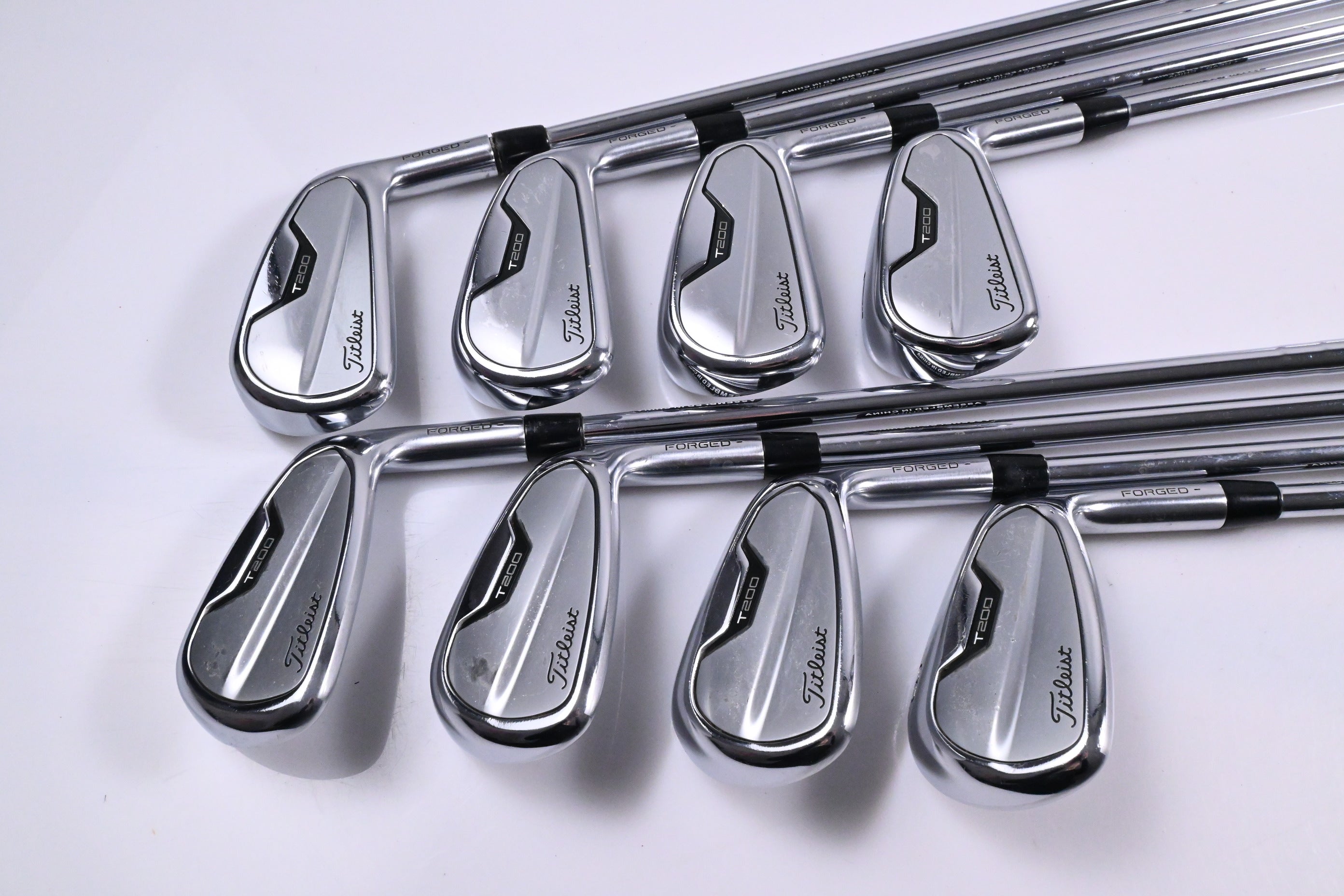 Titleist T200 2021 Irons / 4-PW+48° / Stiff Flex AMT Black S300 Shafts