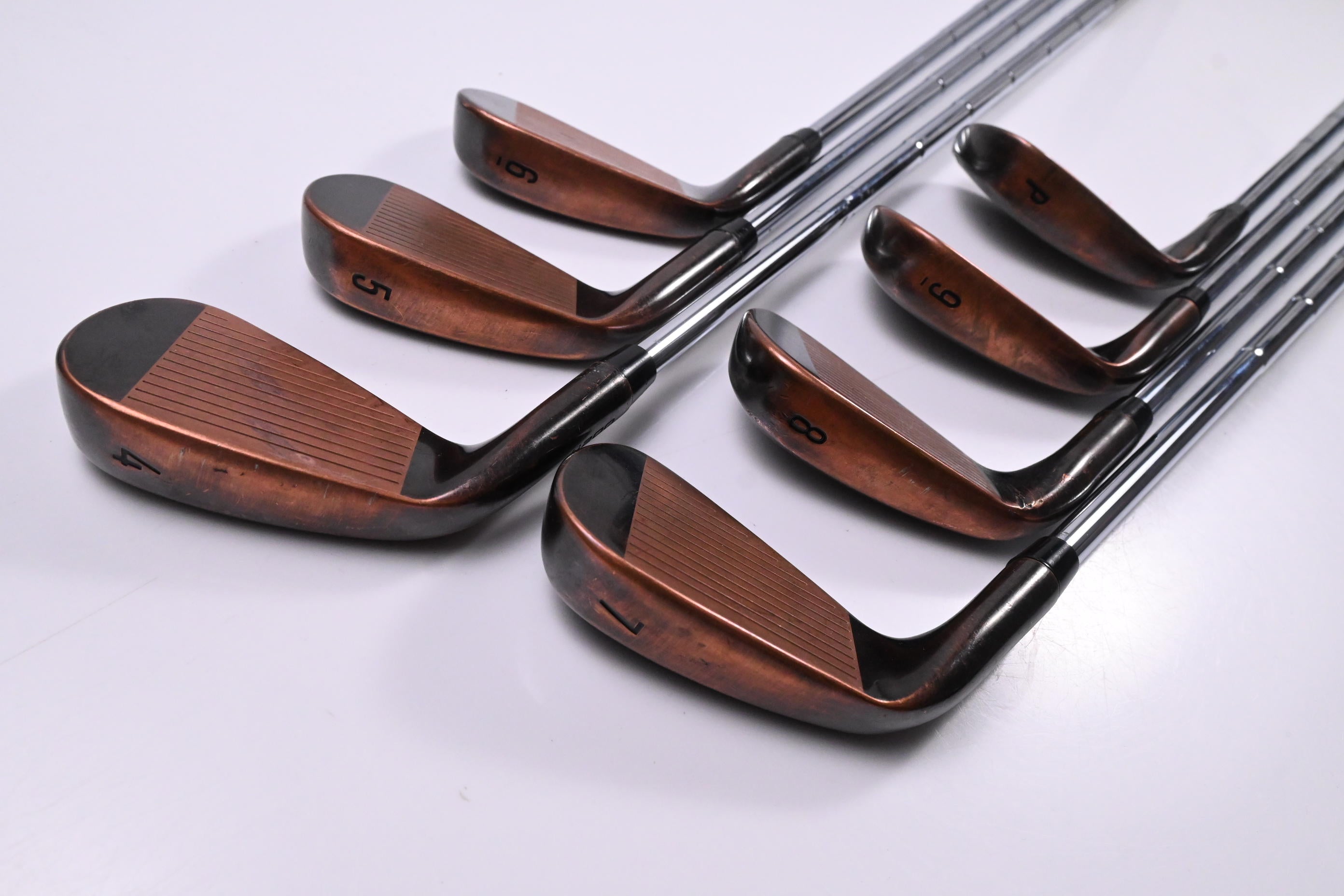 Callaway Apex Ai200 Brushed Copper Irons / 4-PW / Stiff Flex Dynamic Gold Mid