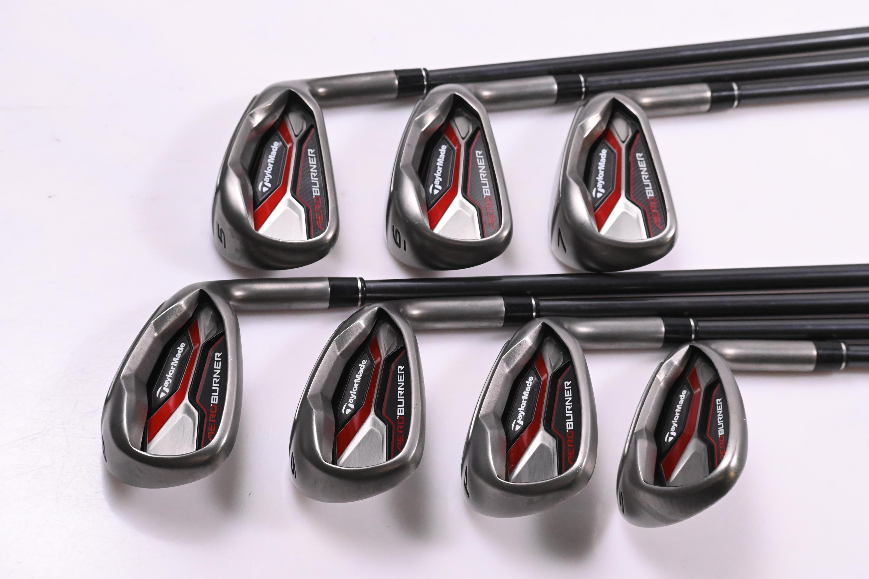 Taylormade Aeroburner Irons / 5-PW-SW / Regular Flex Reax 60 Shaft