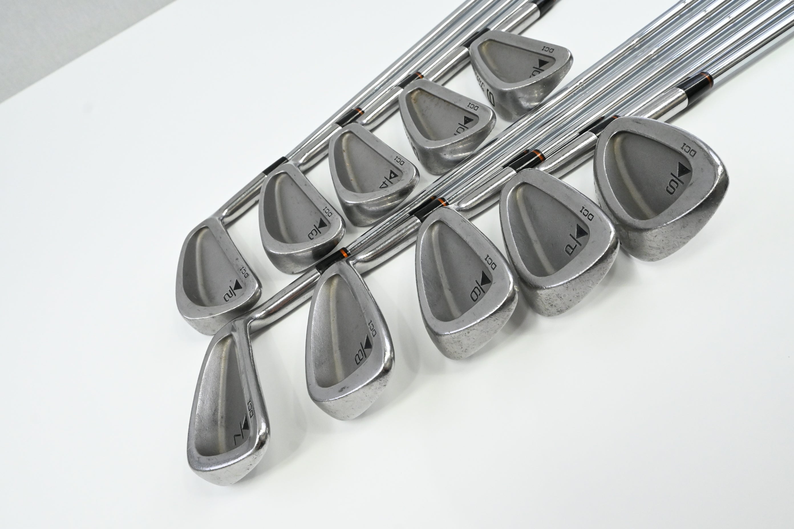 Titleist DCI Black Irons / 2-PW+SW / Regular Flex Titleist MS-209 Shafts