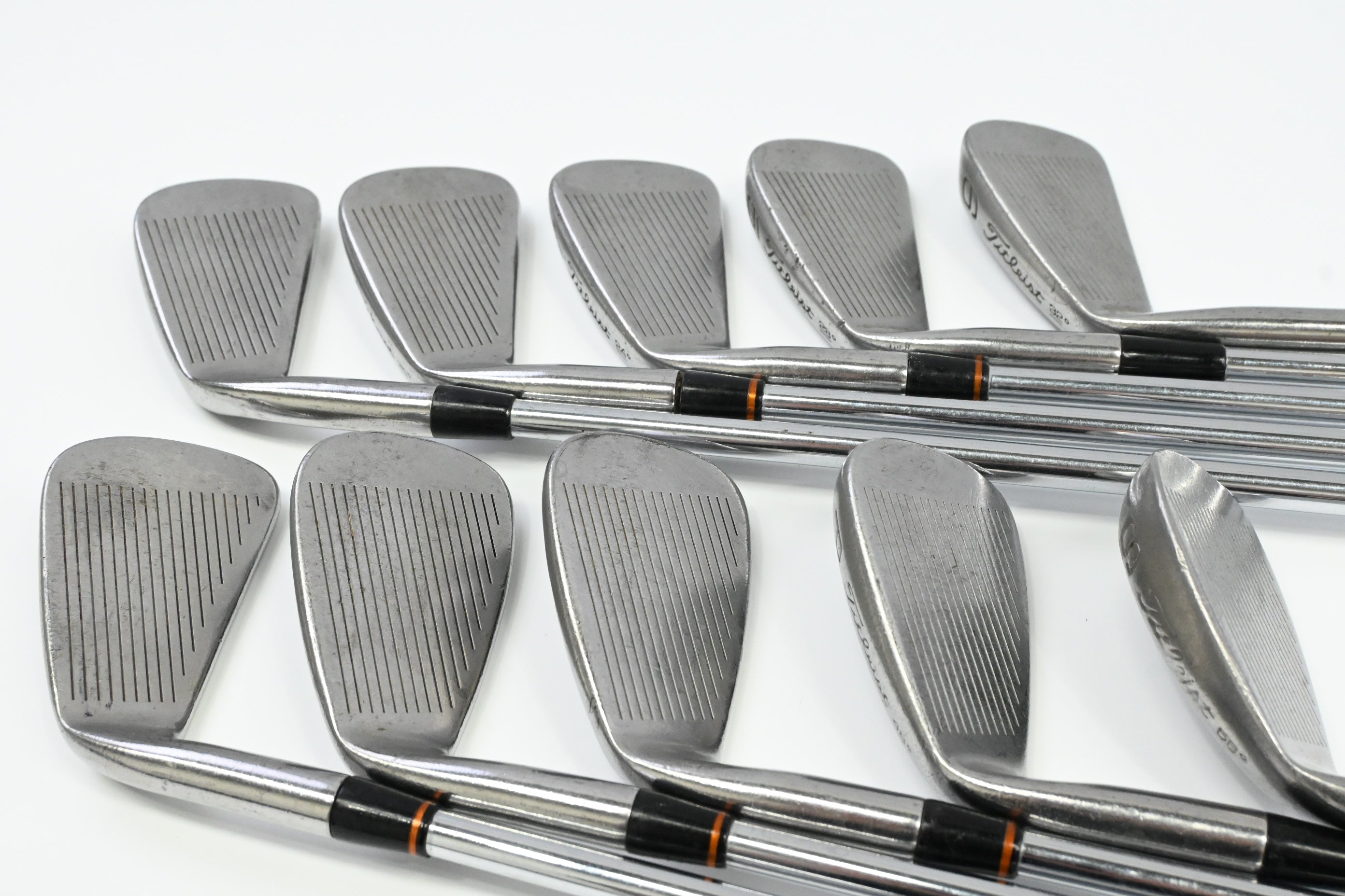 Titleist DCI Black Irons / 2-PW+SW / Regular Flex Titleist MS-209 Shafts