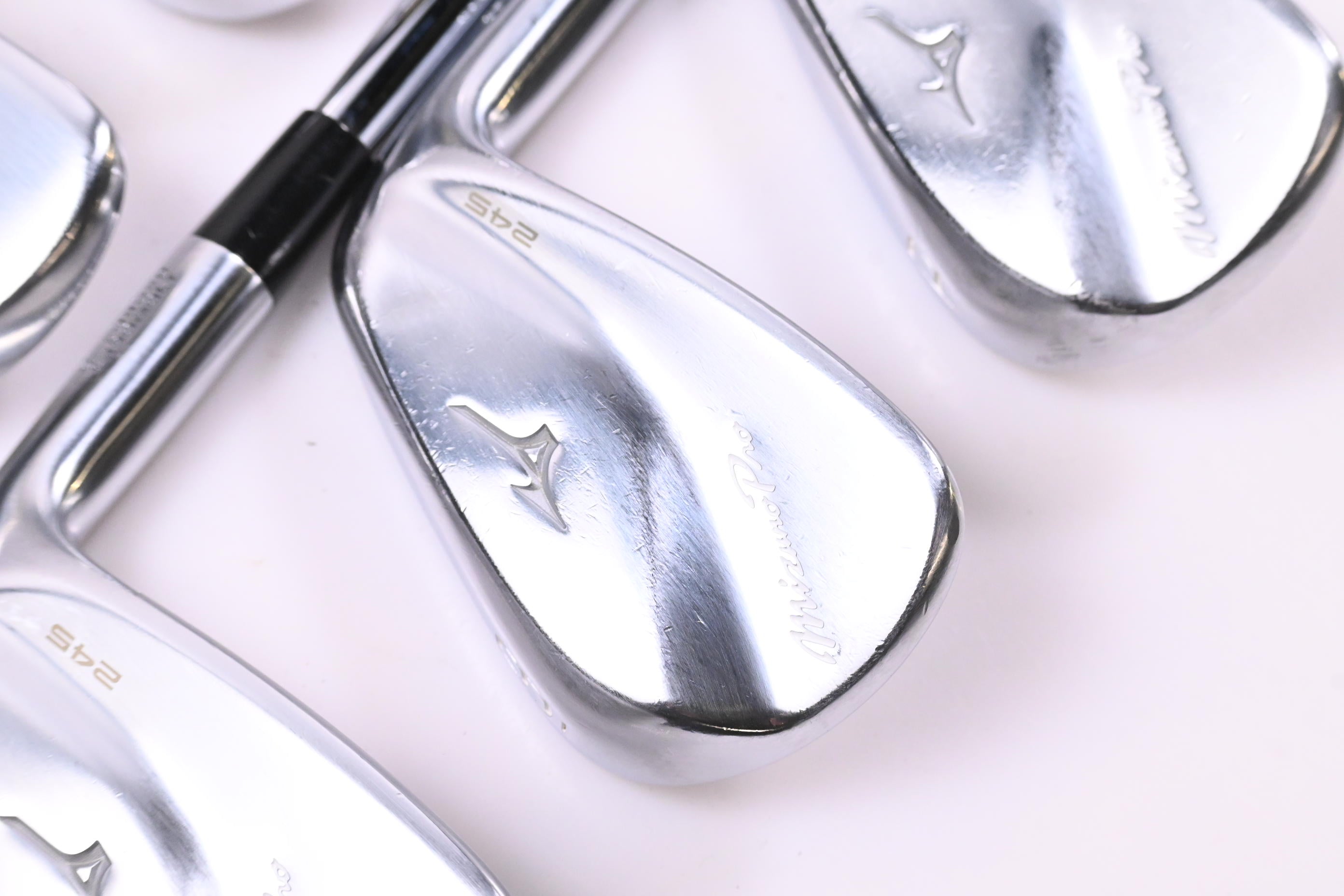 Mizuno Pro 245 Irons / 6-PW / Stiff Flex KBS $-Taper 120 Shafts