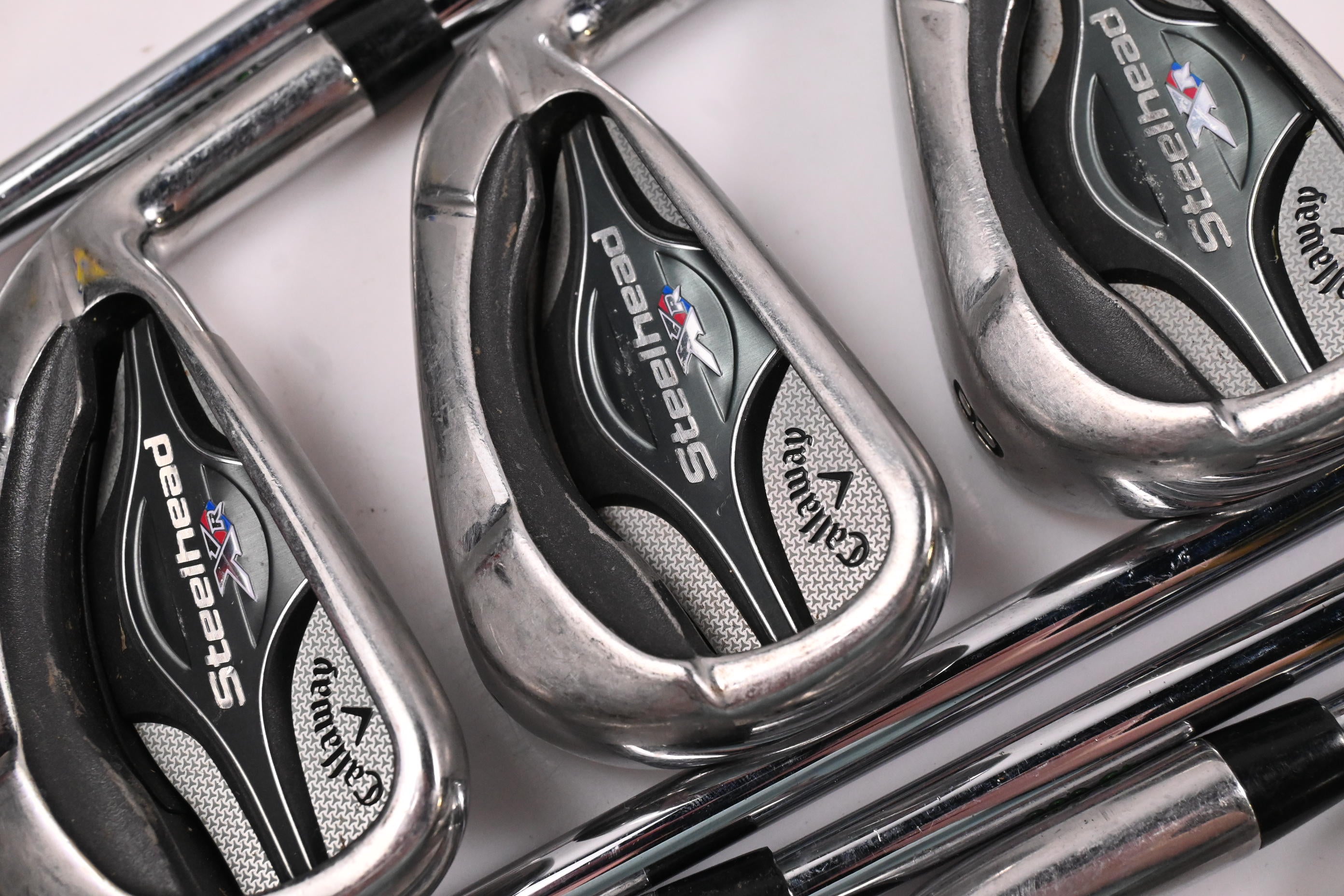 Callaway Steelhead XR Irons / 5-PW+AW+SW / Stiff Flex Project X Steel Shafts