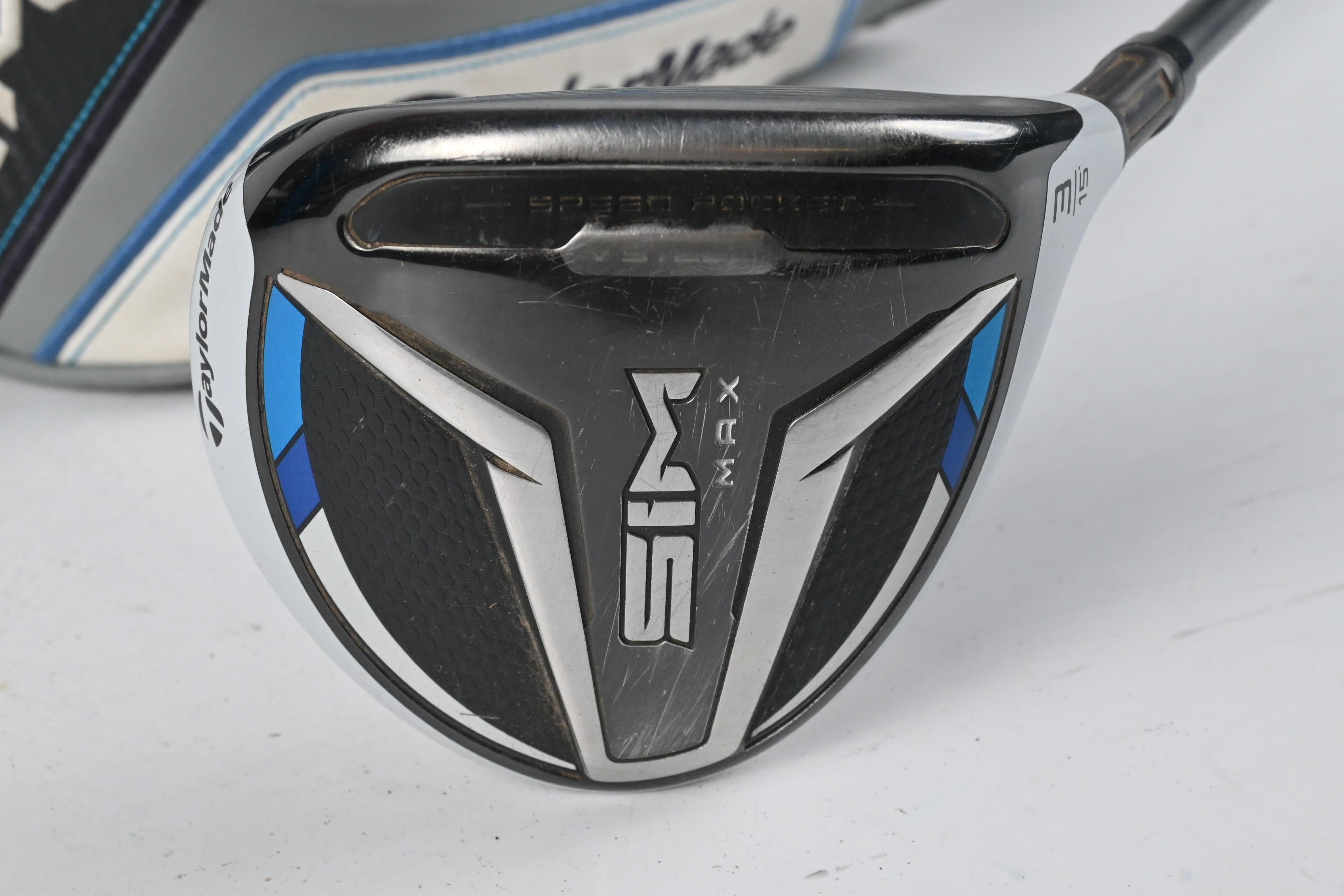 Taylormade SIM Max #3 Wood / 15 Degree / Stiff Flex Hzrdus Smoke Green 70