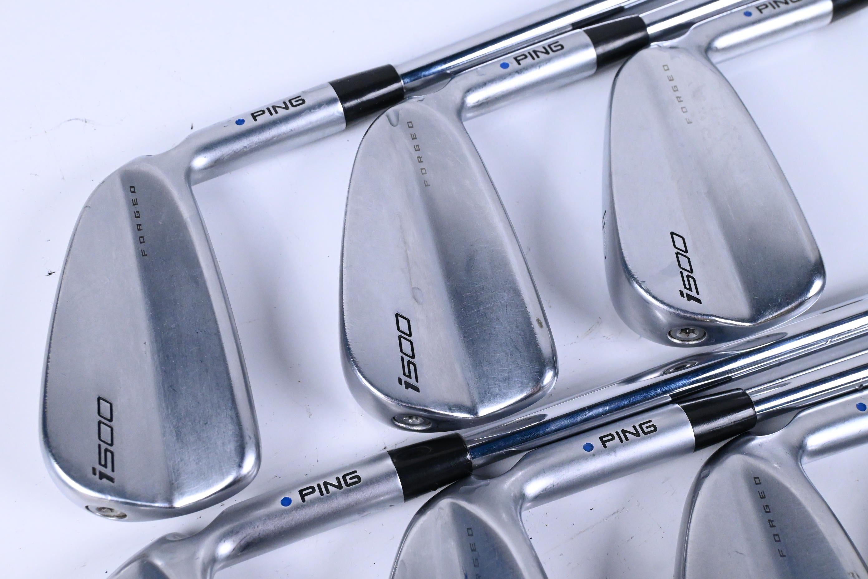 Ping i500 Irons / 5-PW+GW / Blue Dot / Stiff Flex Dynamic Gold 105 S300 Shafts