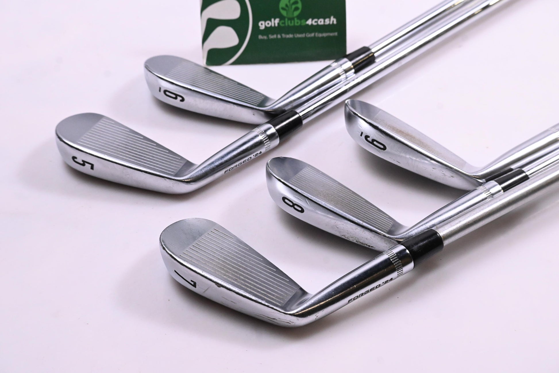 Callaway Apex MB 24 Irons / 5-9i / Stiff Flex KBS $-TAPER 125 Shafts