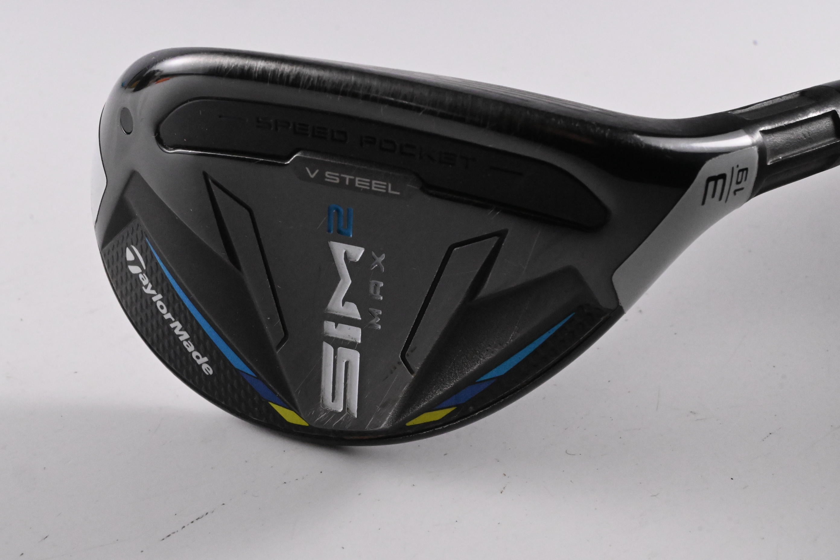Taylormade SIM2 Max #3 Hybrid / 19 Degree / Regular Flex Ventus Blue 6 Shaft
