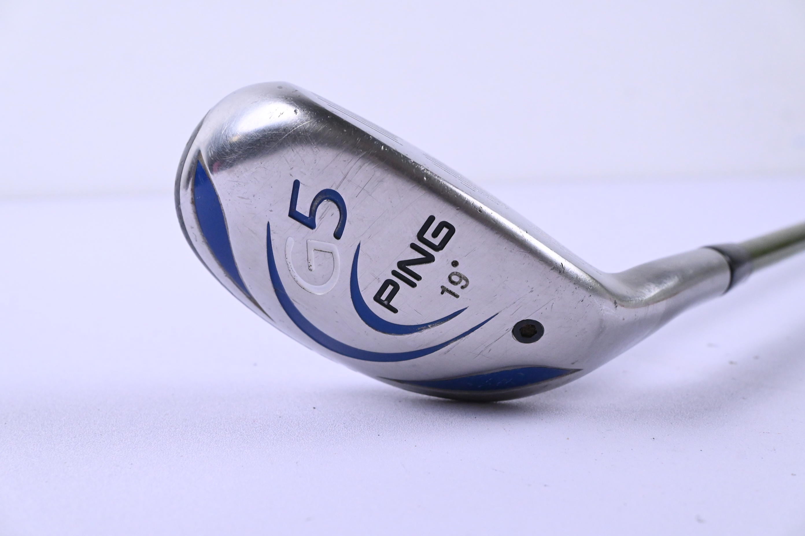 Ping G5 #3 Hybrid / 19 Degree / Regular Flex Aldila NV Green 85 Shaft