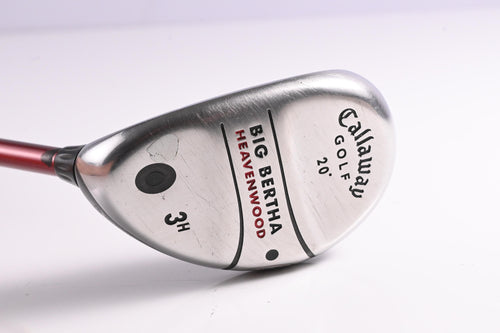 Left Hand Callaway Heavenwood #3 Hybrid / 20 Degree / Regular Callaway RCH 75