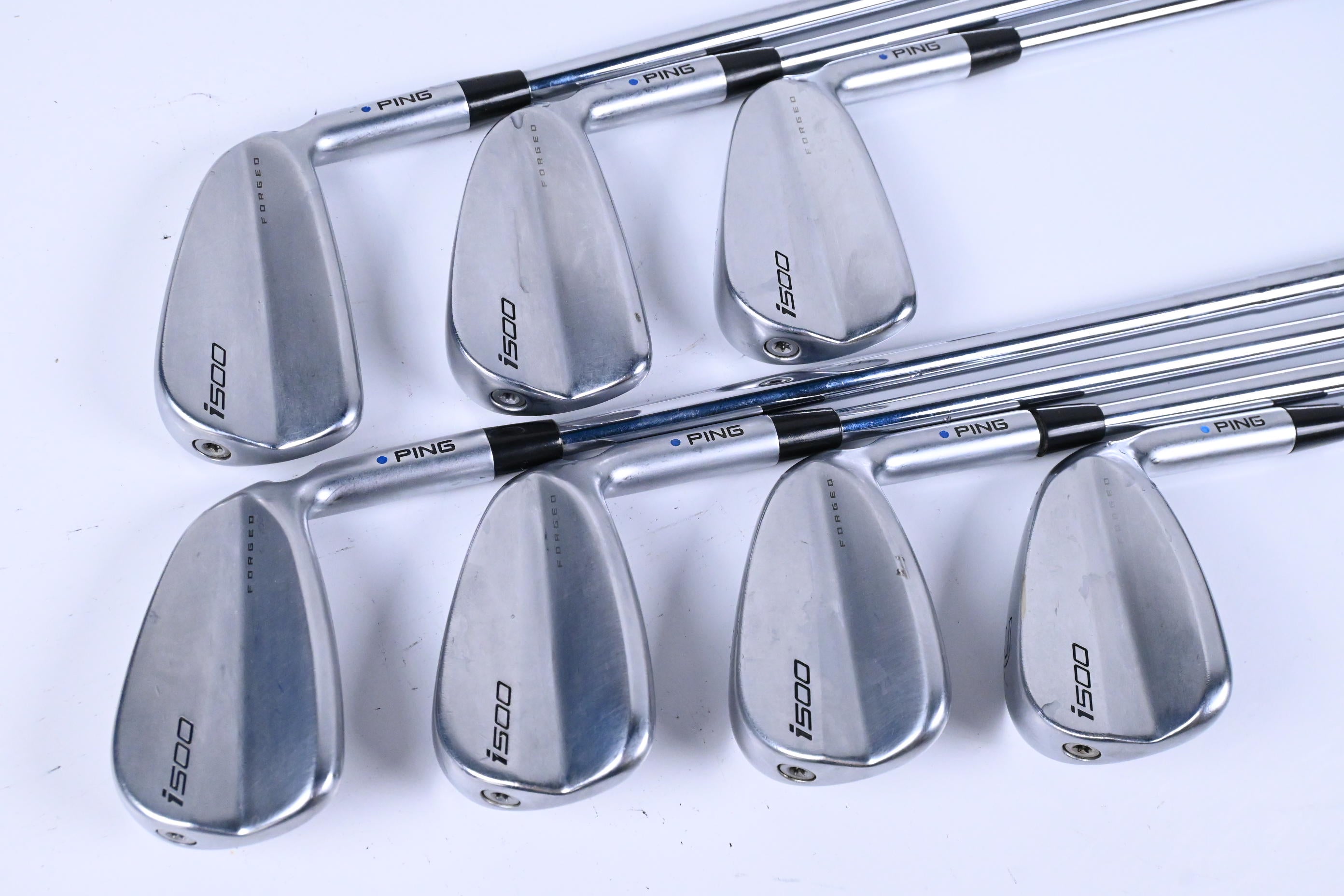 Ping i500 Irons / 5-PW+GW / Blue Dot / Stiff Flex Dynamic Gold 105 S300 Shafts
