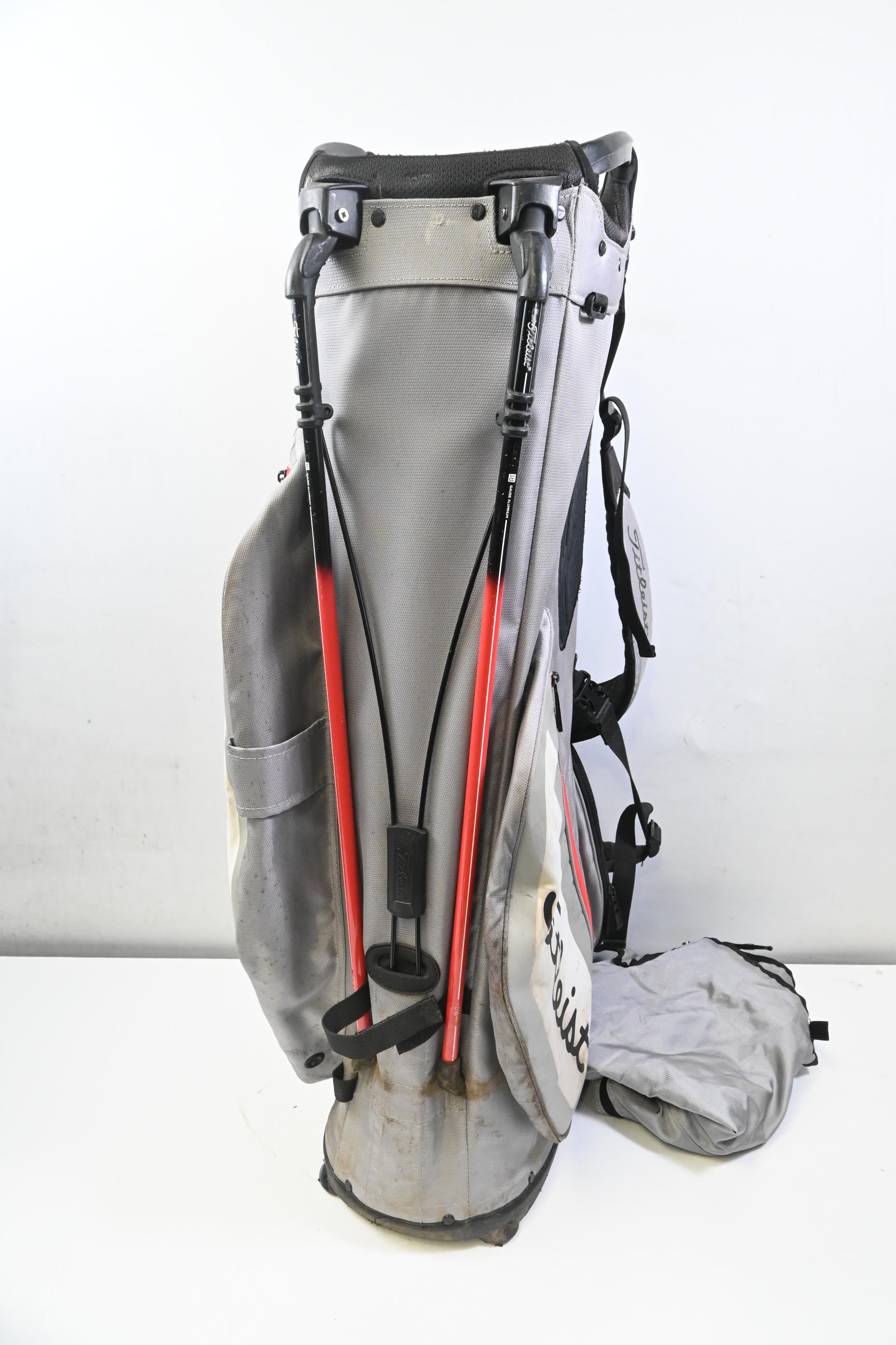 Titleist Hybrid 14 Stand Bag / 14-Way Divider / Grey, White & Red
