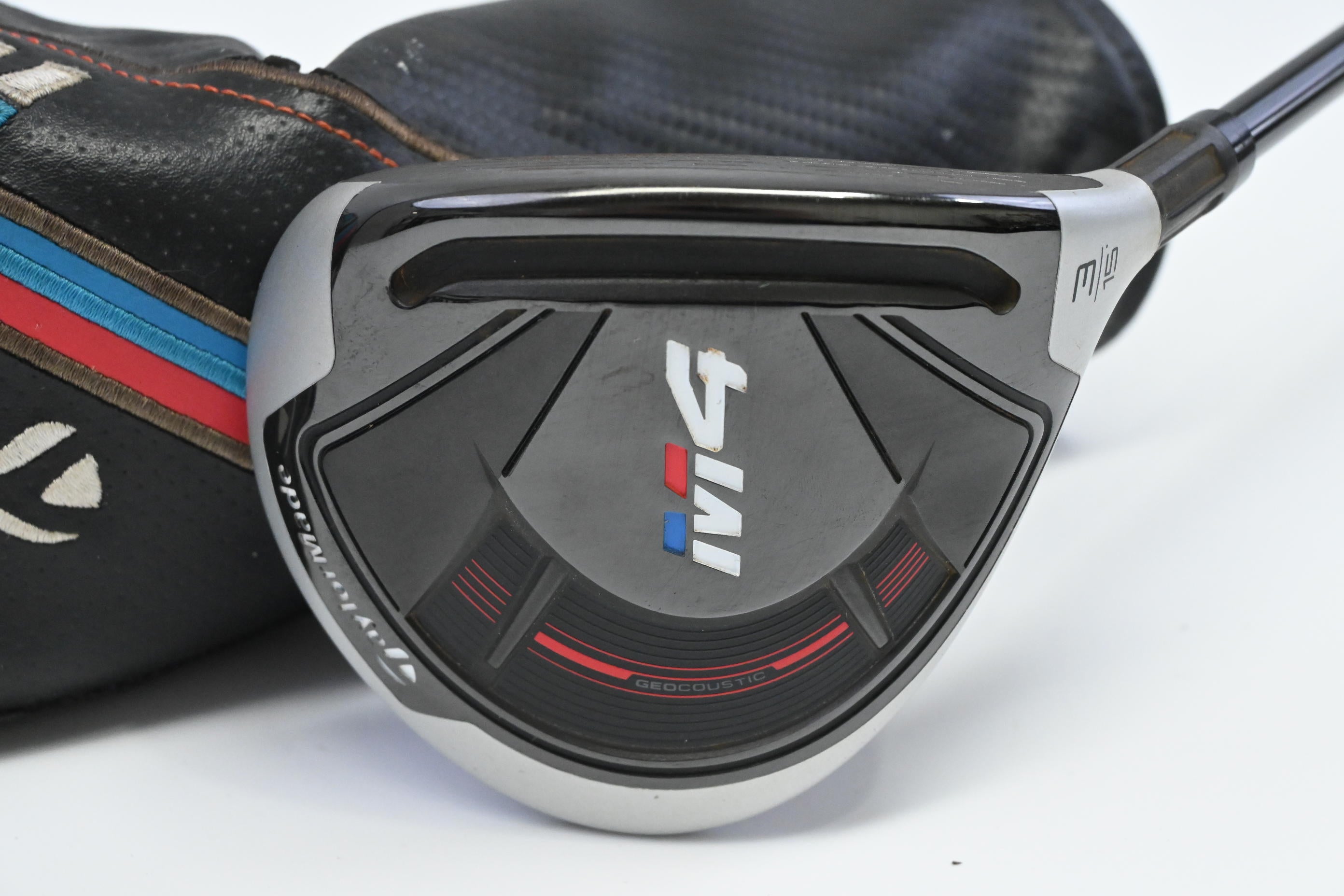 Taylormade M4 #3 Wood / 15 Degree / Regular Flex Fujikura Atmos Red 5 Shaft