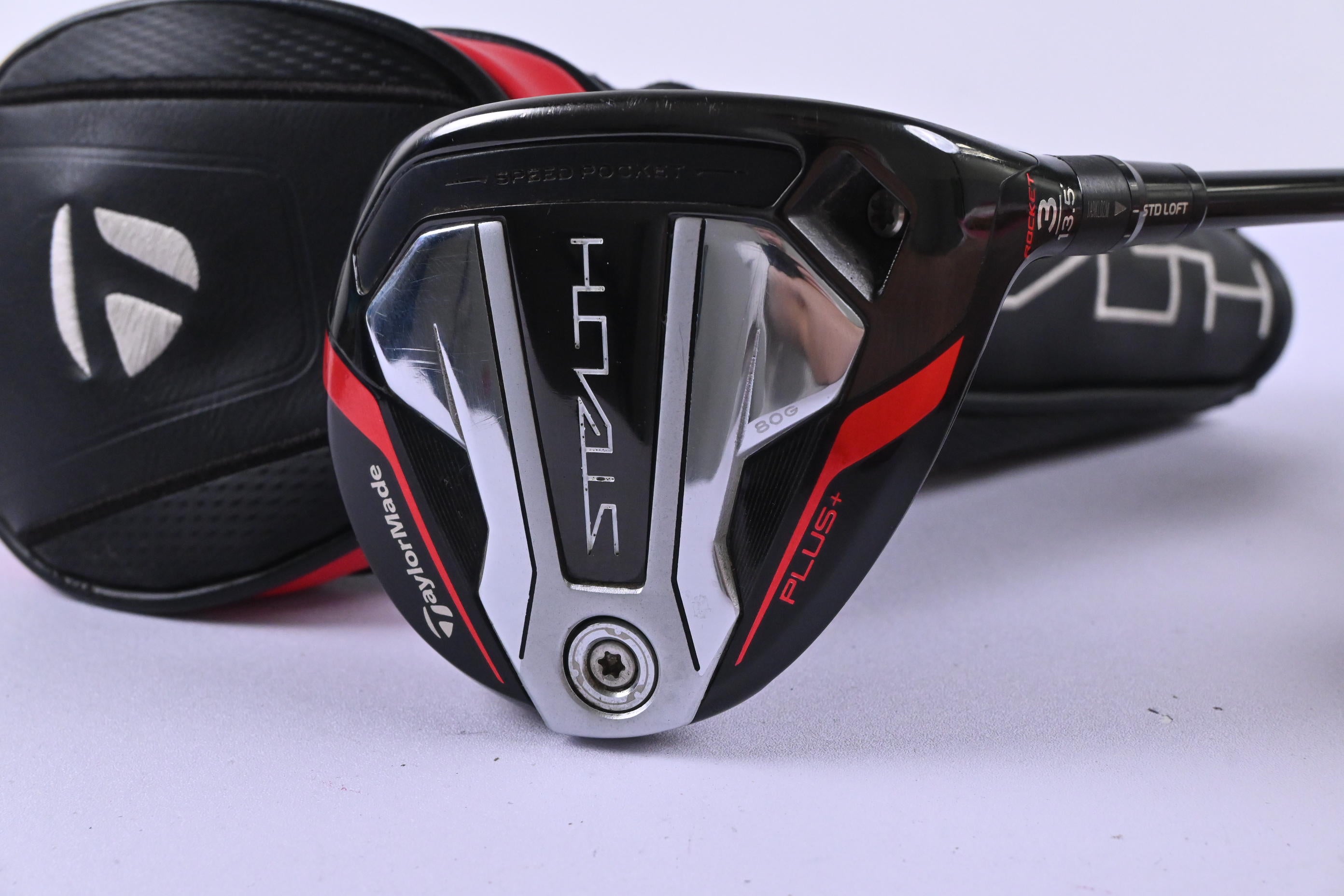 Taylormade Stealth Plus #3 Wood / 13.5 Degree / Stiff Flex HZRDUS Smoke Red RDX