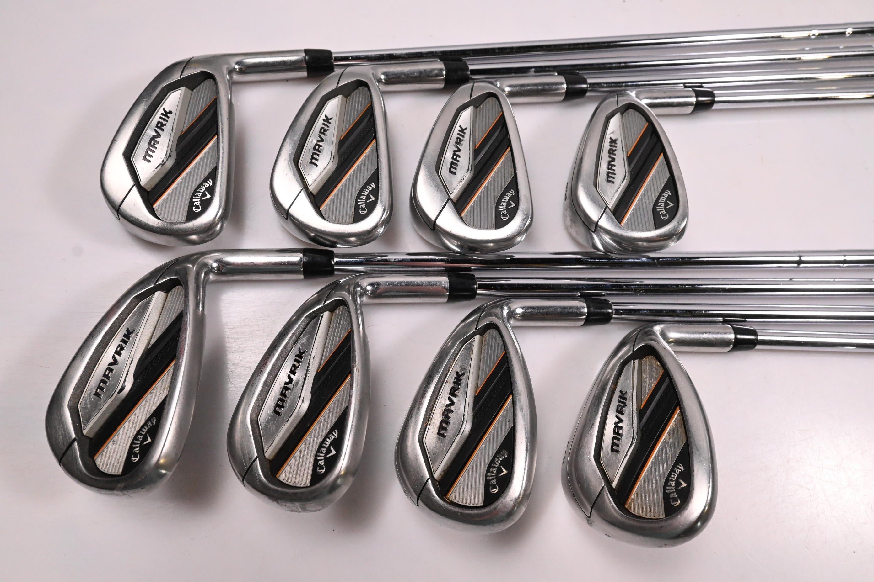 Callaway Mavrik Irons / 5-PW+AW+SW / Regular Flex Elevate 95 VSS Shafts