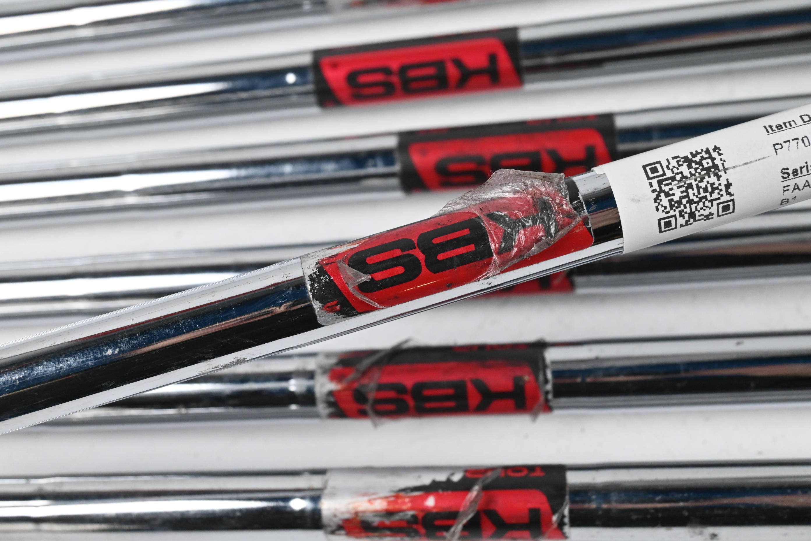 Taylormade P770 2023 Irons / 4-PW / Stiff Flex KBS Tour Shafts