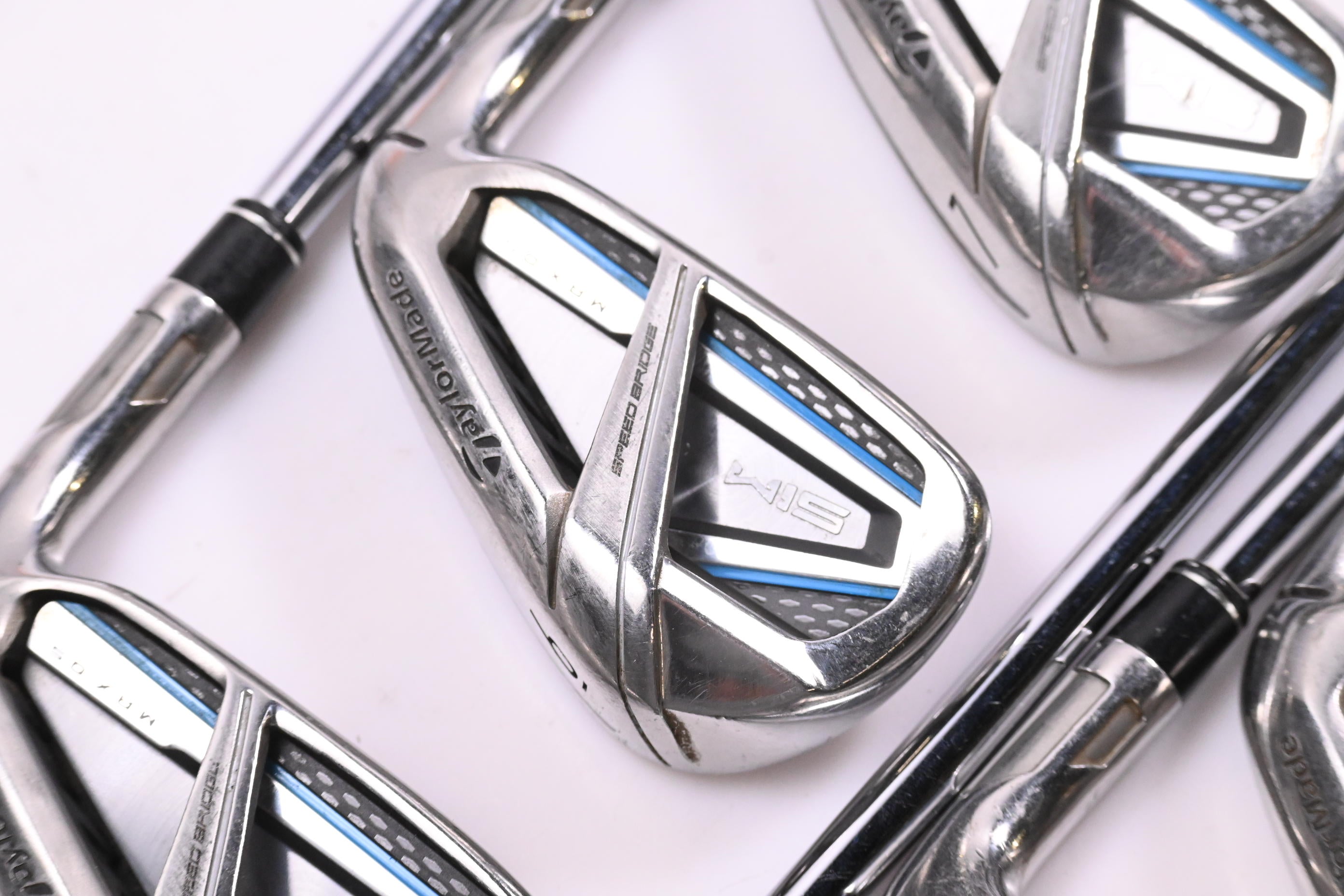 Taylormade SIM Max OS Irons / 5-PW-SW / Regular Flex KBS MAX MT 85 Shaft