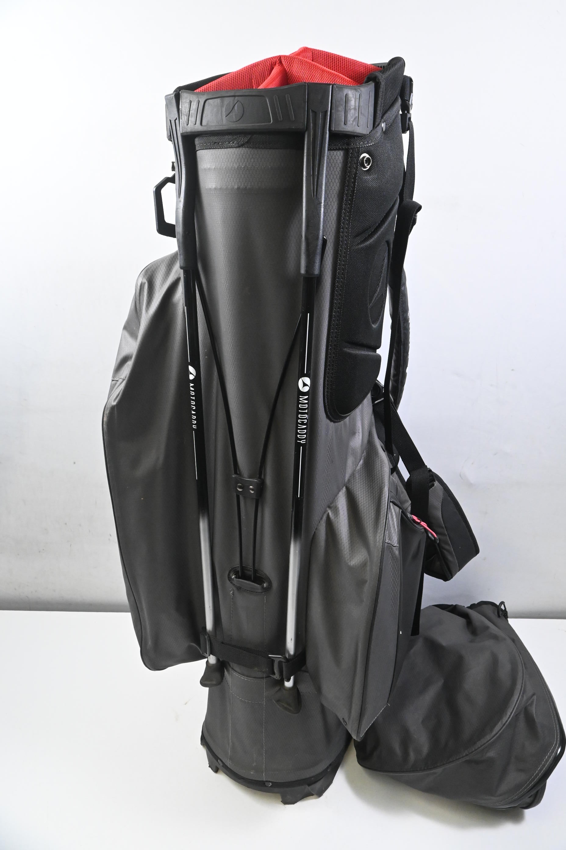 Motocaddy Hydro Flex Stand Bag / 5-Way Divider / Black, Red & Grey