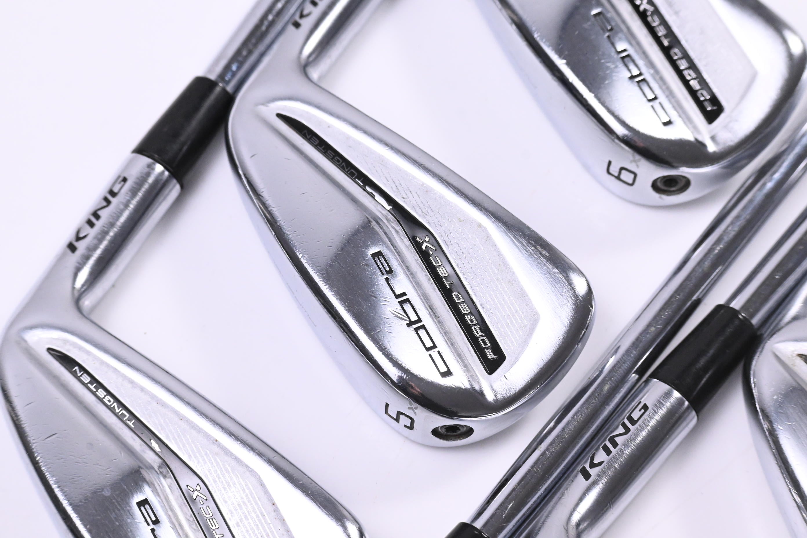 Cobra Forged Tec X 2022 Irons / 4-PW / Stiff Flex KBS Tour Lite Shafts