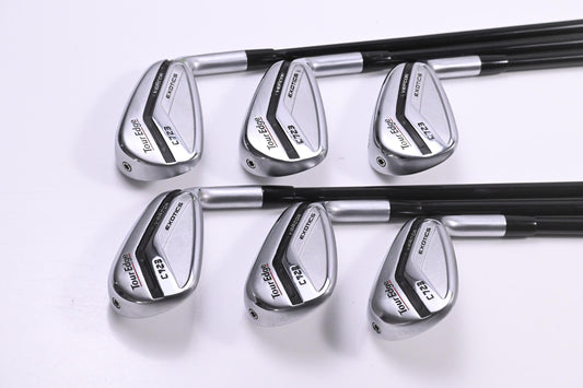 Tour Edge C723 Irons / 6-PW+GW / Regular Flex Tensei AV Blue 65 Shafts