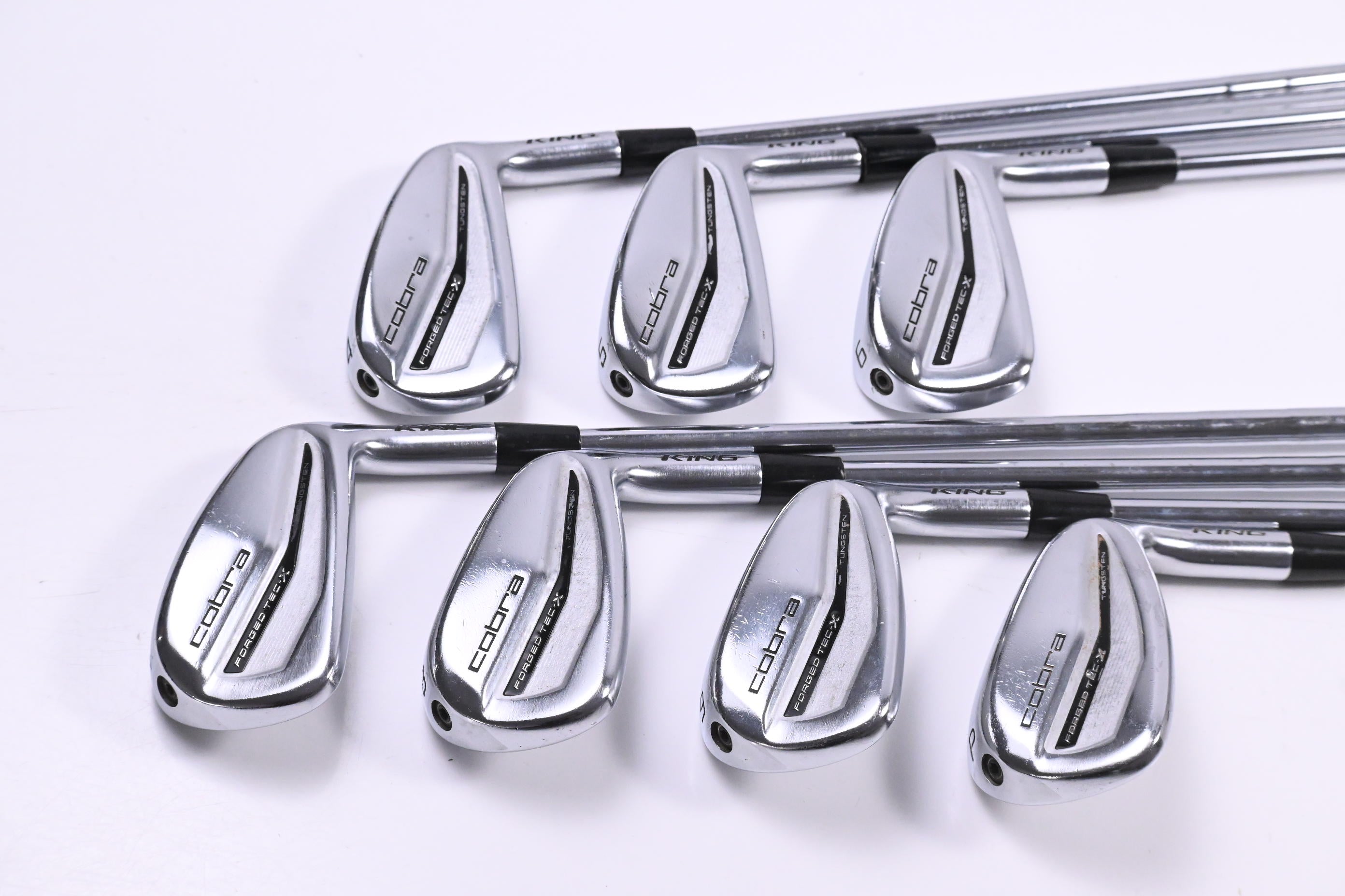Cobra Forged Tec X 2022 Irons / 4-PW / Stiff Flex KBS Tour Lite Shafts