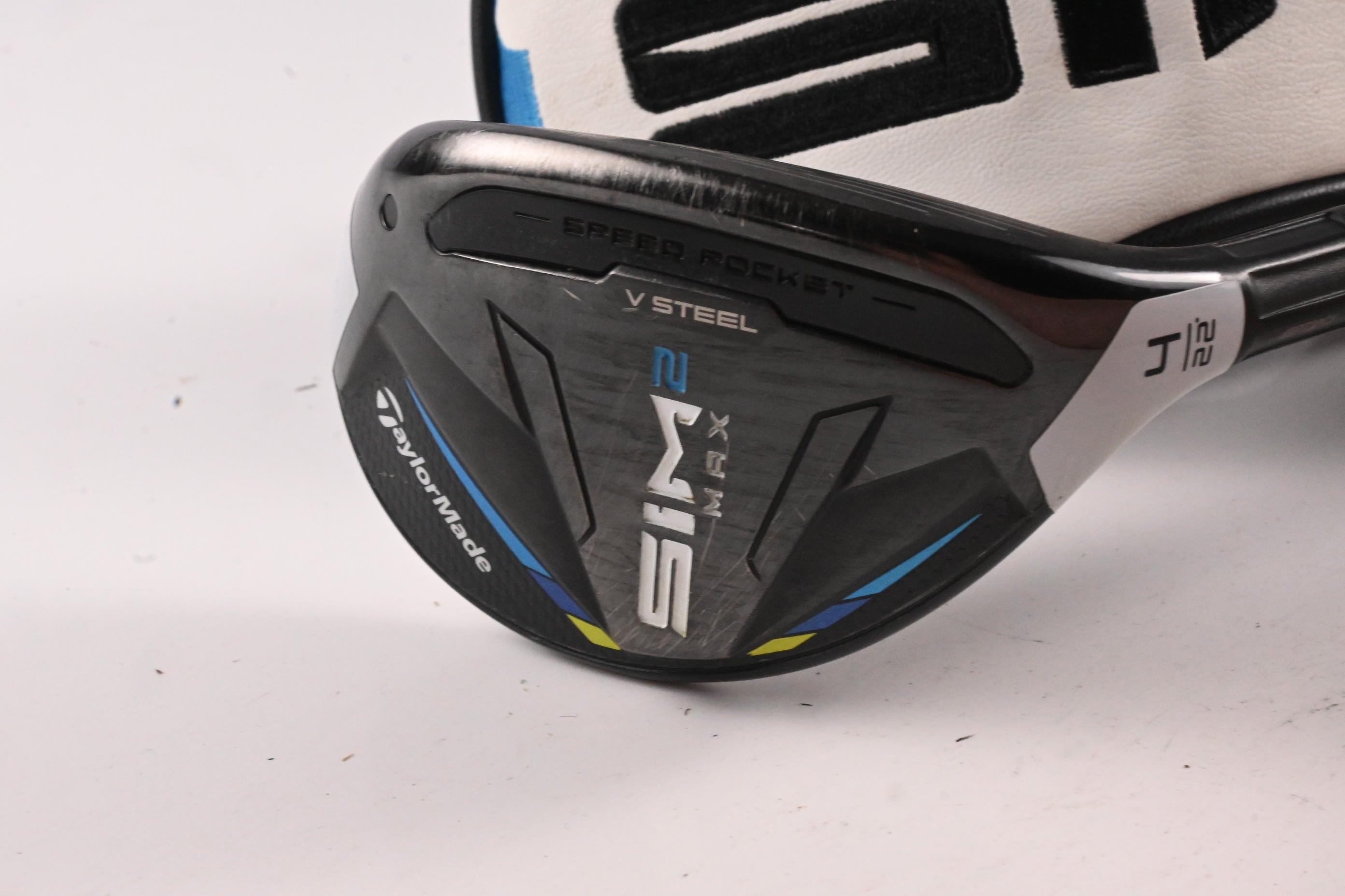Taylormade SIM2 Max #4 Hybrid / 22 Degree / Stiff Flex Ventus Blue 7 Shaft