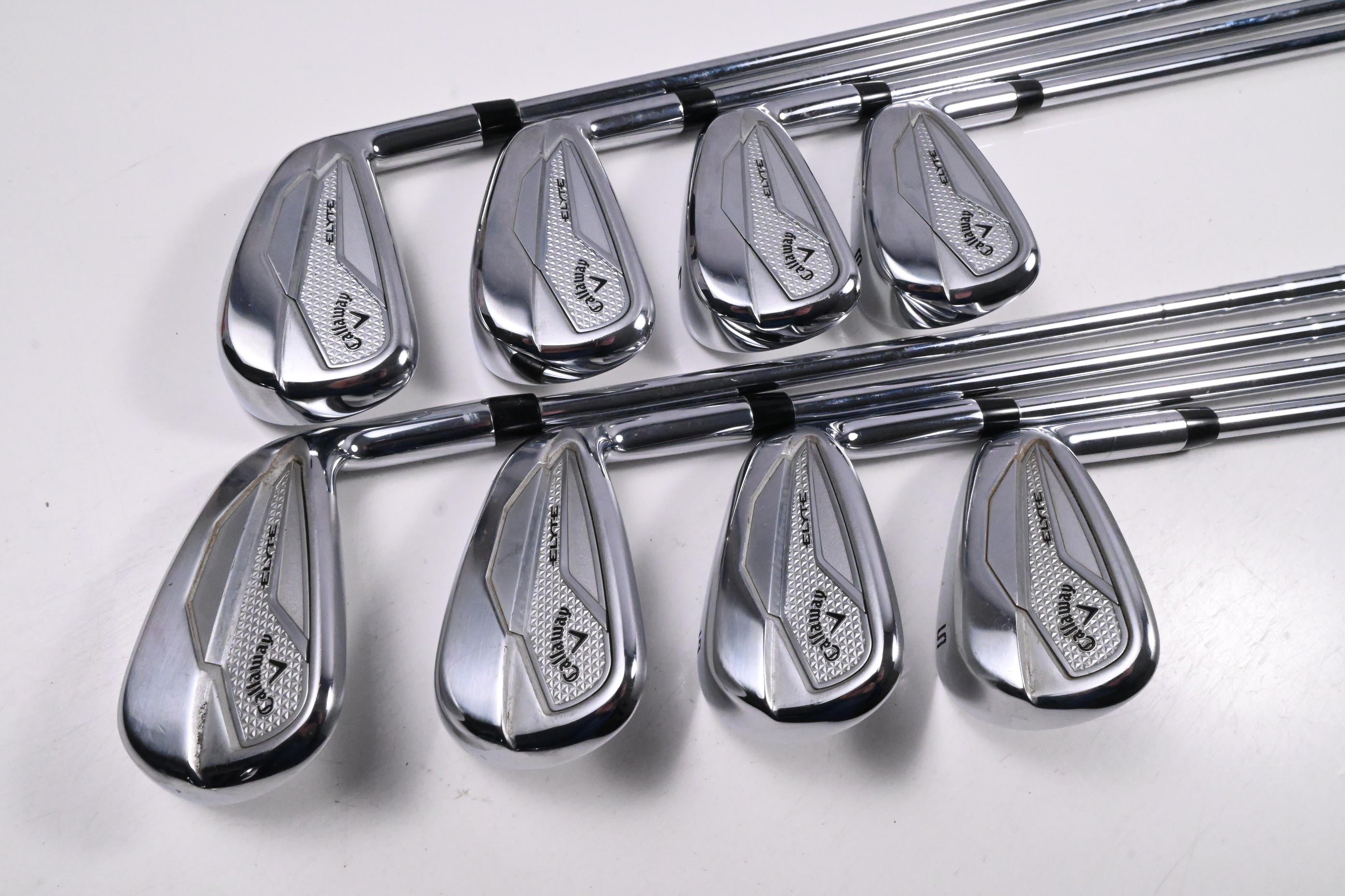 Callaway Elyte Irons / 5-PW+GW+SW / Regular Flex True Temper Vector 80 Shafts