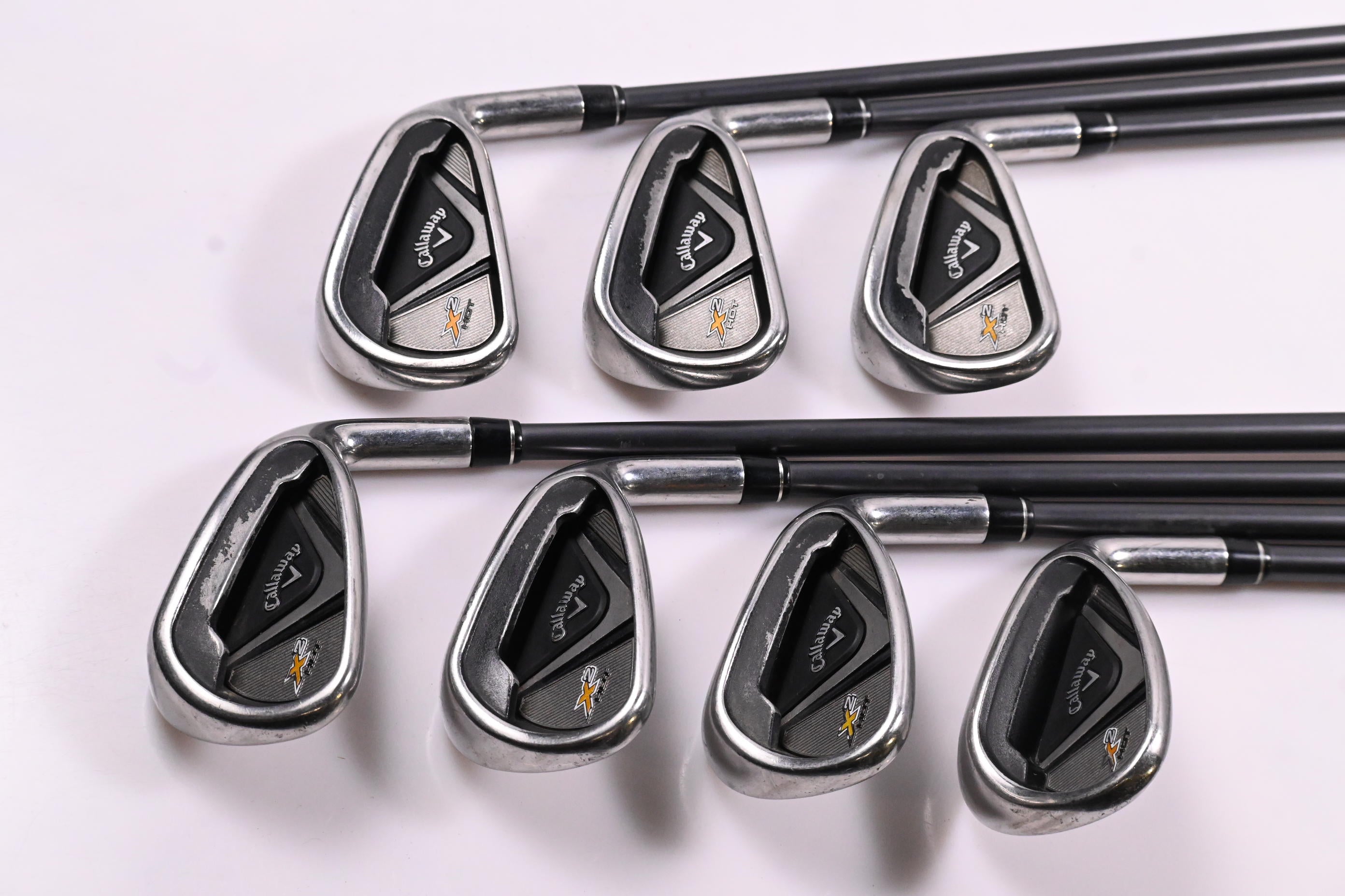 Callaway X2 Hot Irons / 5-PW+SW / Regular Flex Callaway 60 Shafts