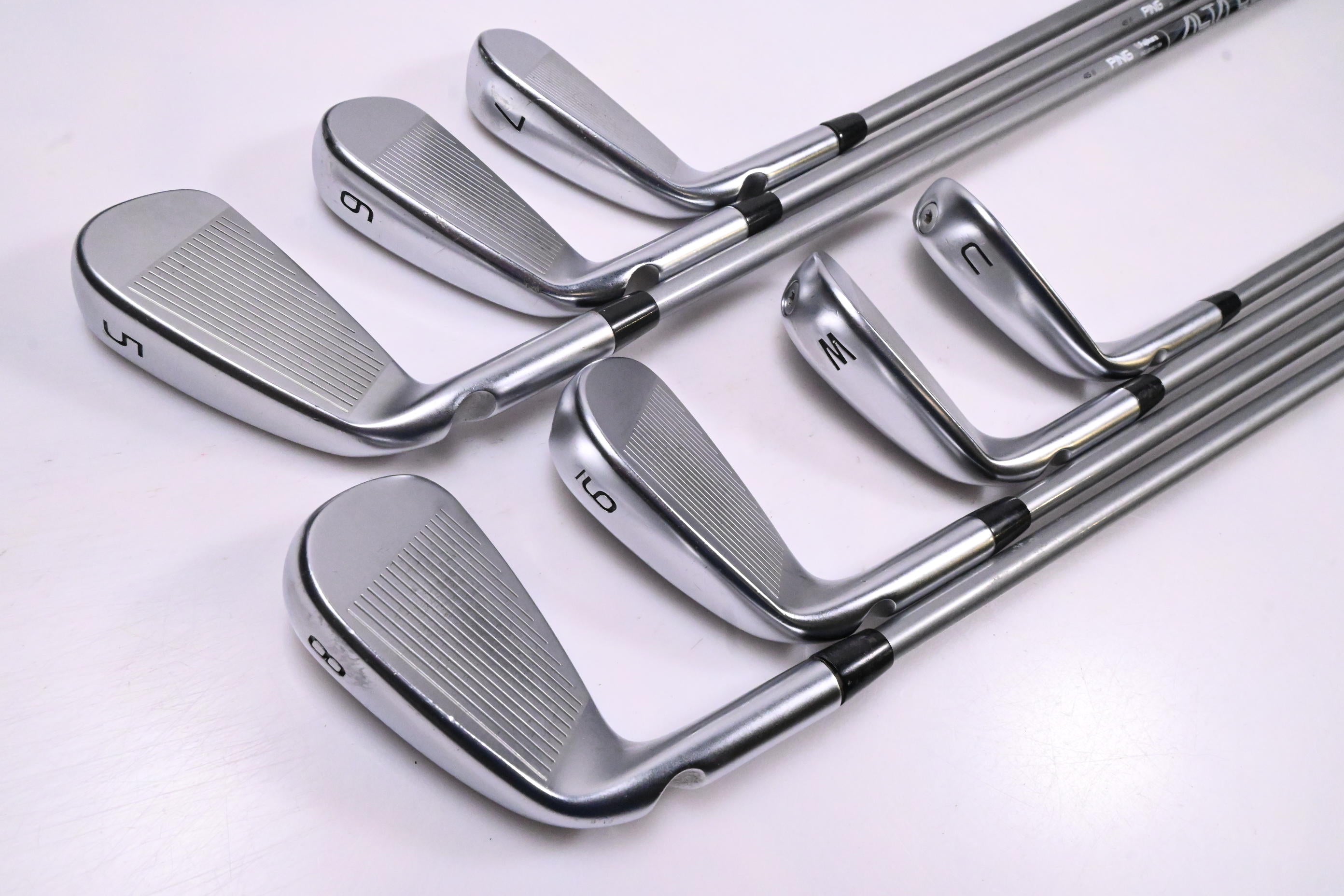 Ping i530 Irons / 5-PW+GW / Blue Dot / Senior Flex Ping Alta Quick 45 Shafts