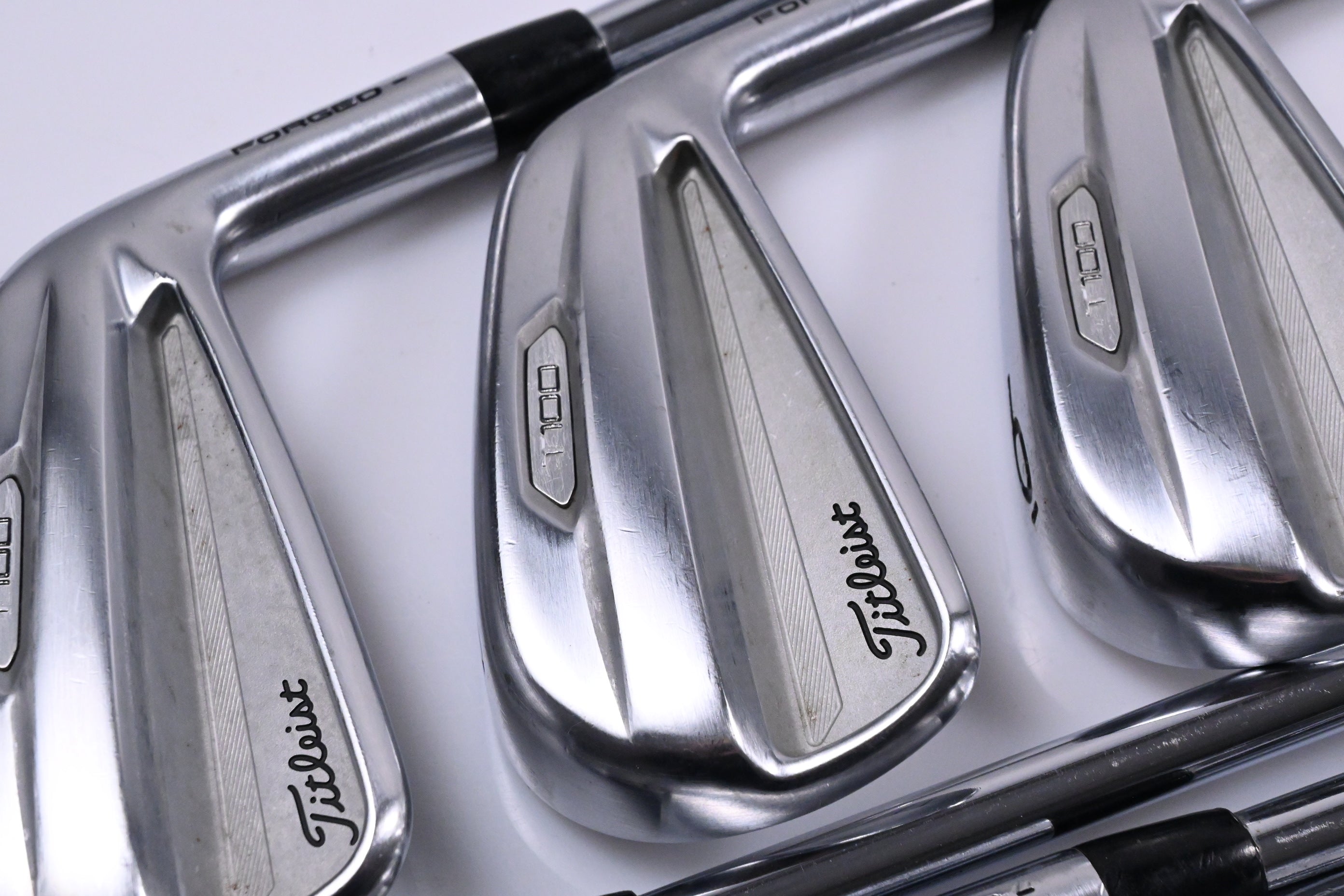 Titleist T100 2021 Irons / 4-PW / Stiff Flex AMT Black S300 Shafts