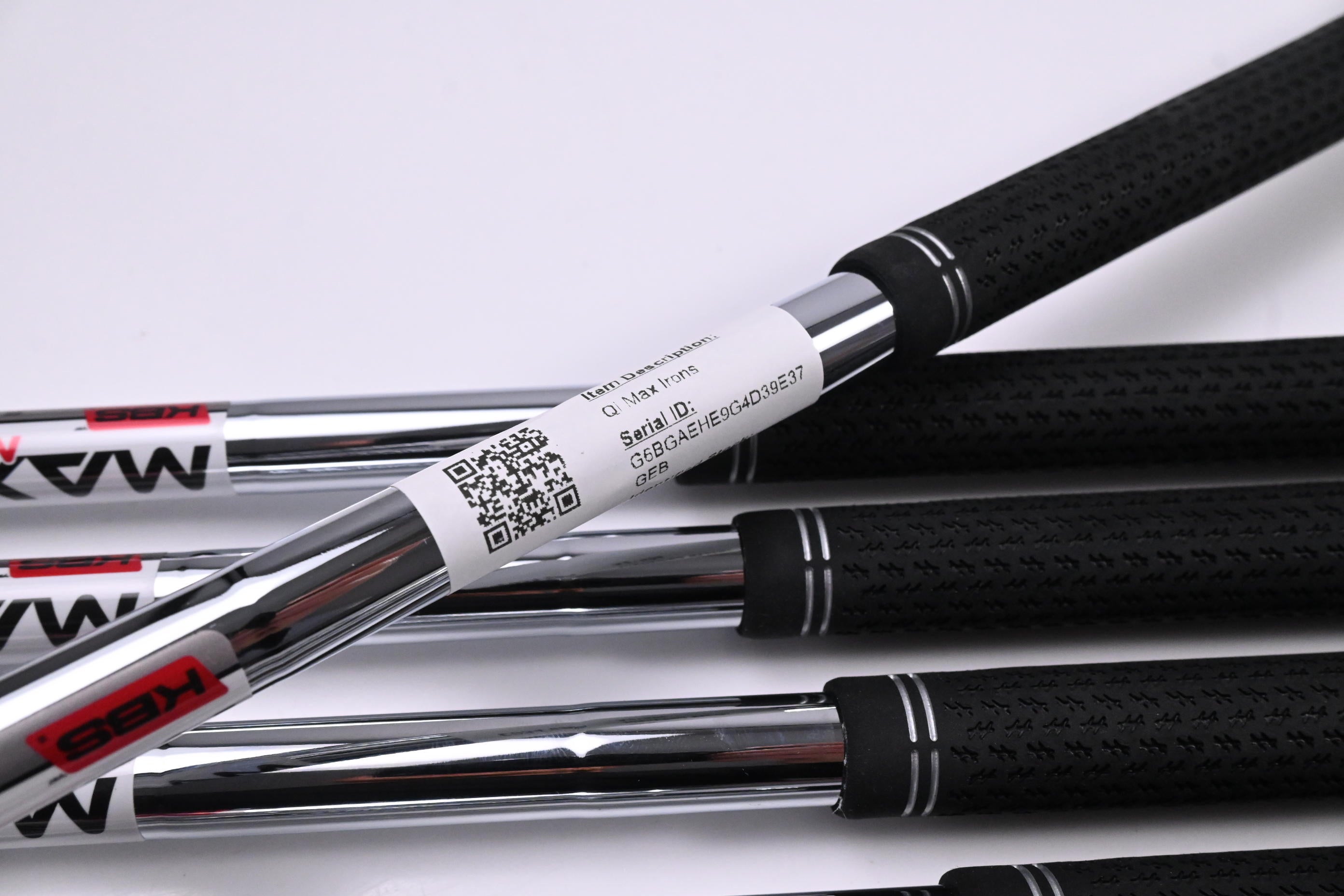 Taylormade Qi Max Irons / 5-PW+SW / Stiff Flex KBS MAX MT 85 Shafts