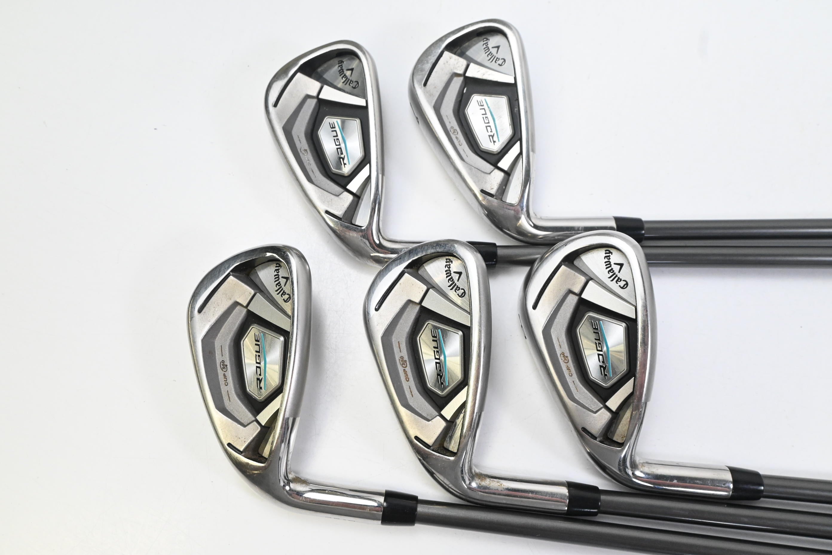Left Hand Callaway Rogue Irons / 6-PW / Senior Flex Aldila Synergy 60 Shafts