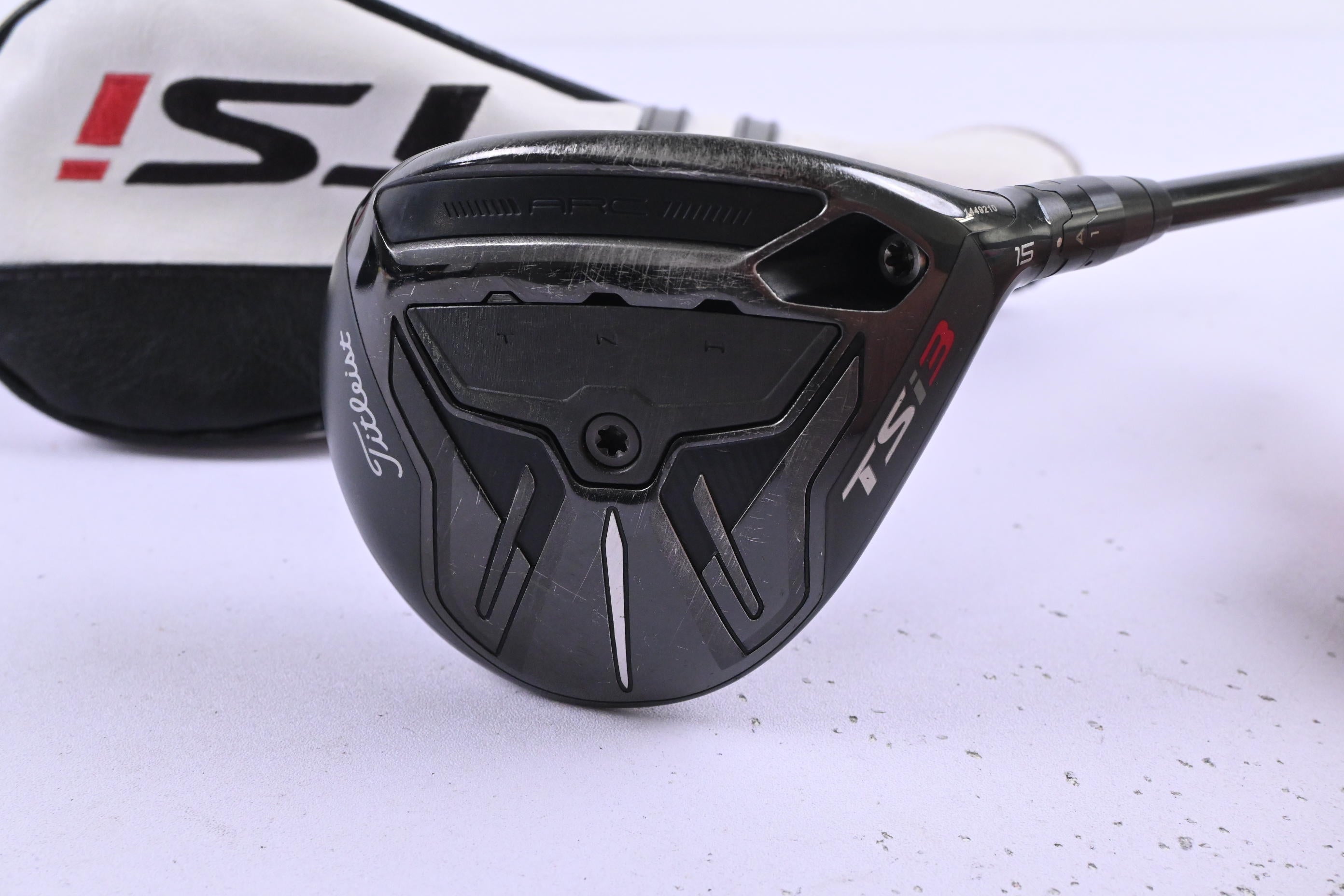 Titleist TSi3 #3 Wood / 15 Degree / Stiff Flex HZRDUS Smoke Black RDX 70 Shaft