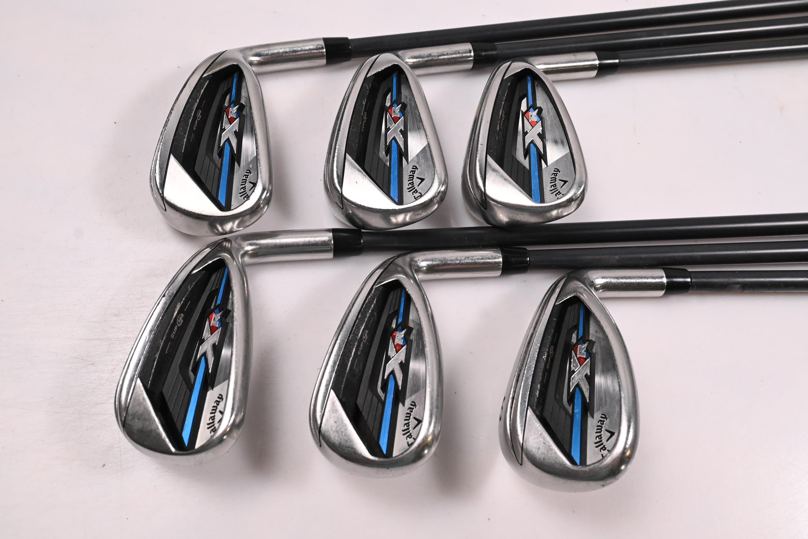 Callaway XR OS Irons / 6-PW+SW / Senior Flex Project X 55g Shafts