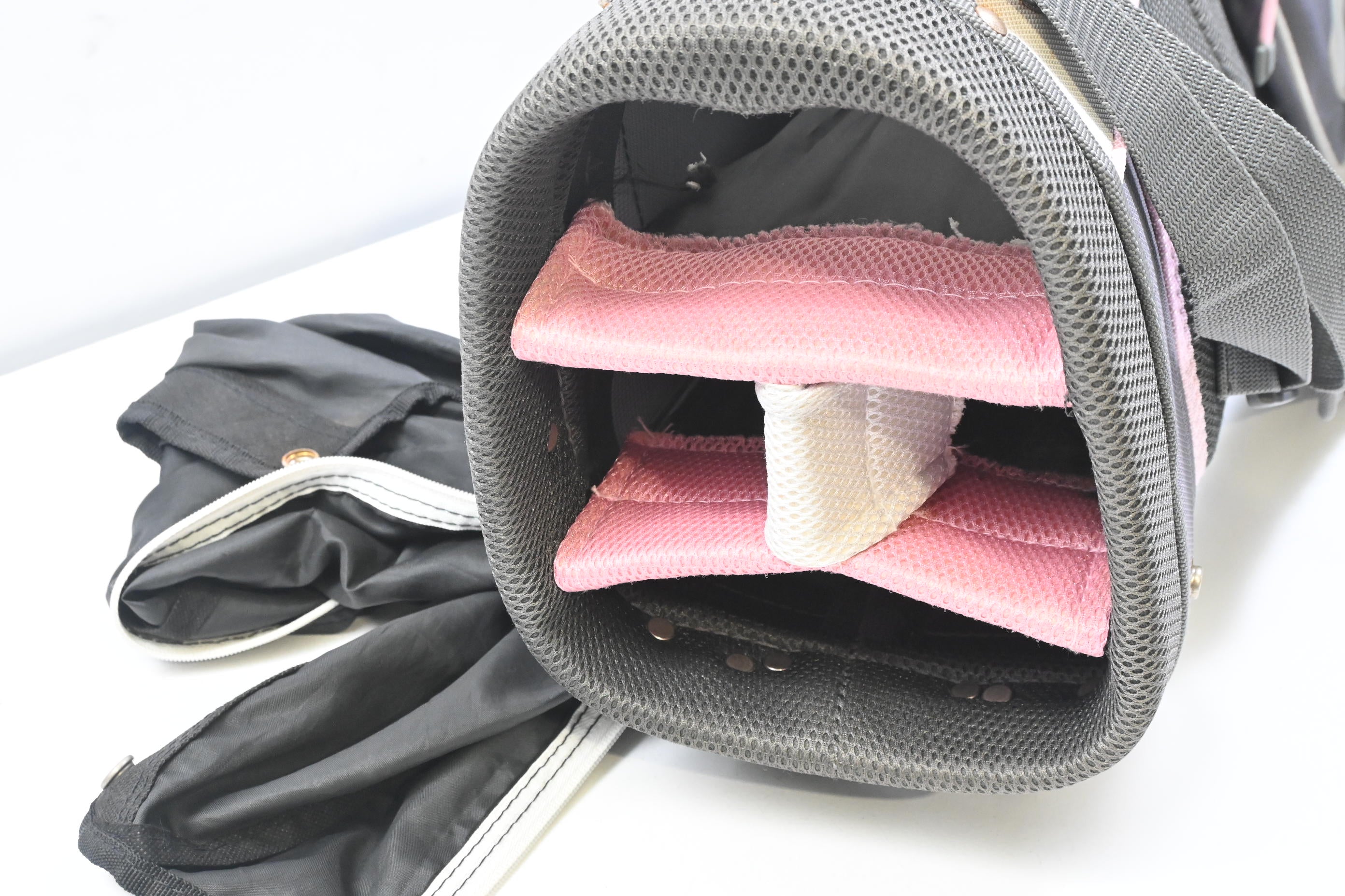 Lady Hogan Inspire Stand Bag / 4-Way Divider / Grey, Pink