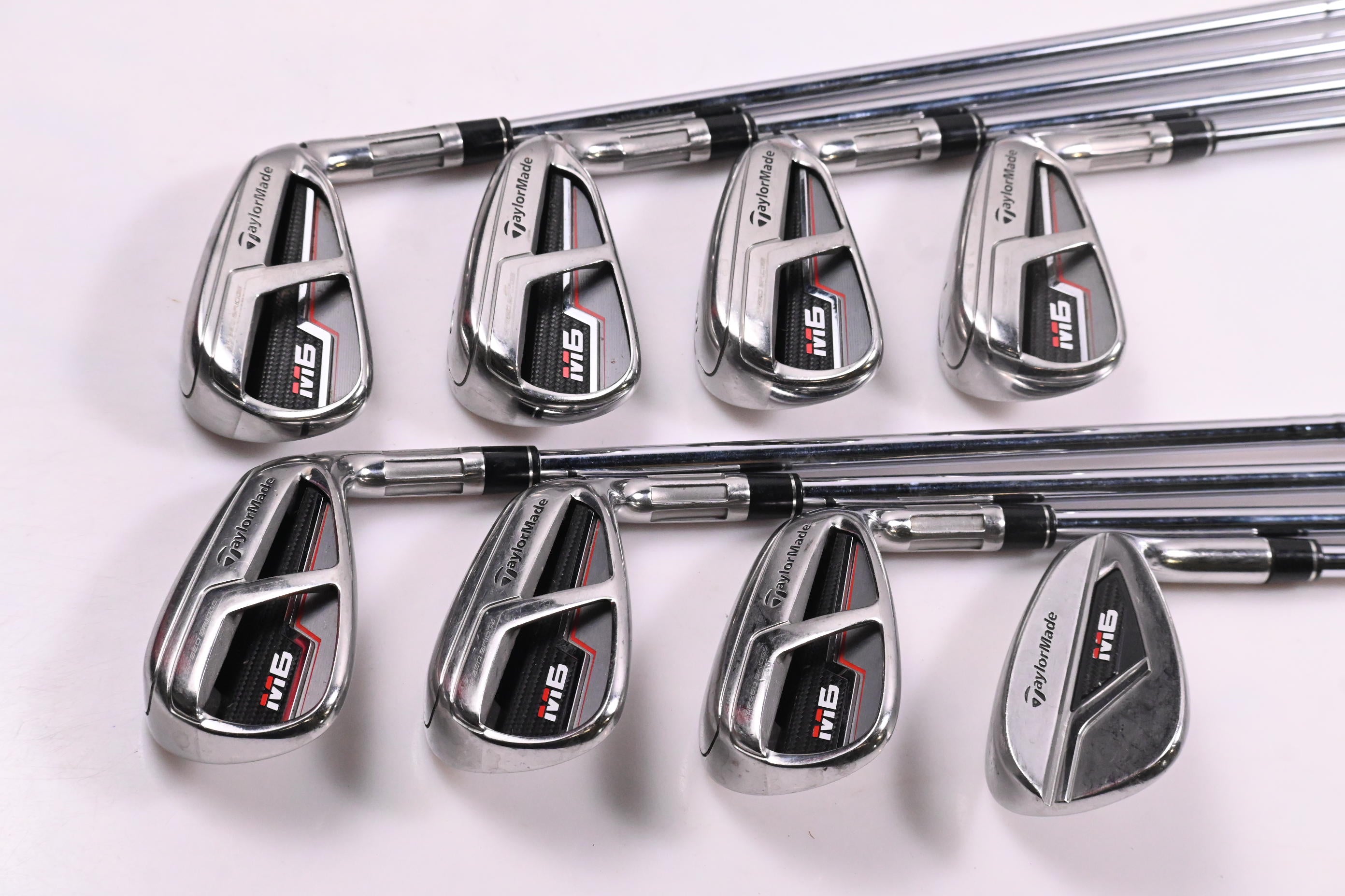 Taylormade M6 Irons / 4-PW+GW / Regular Flex KBS MAX 85 Shafts